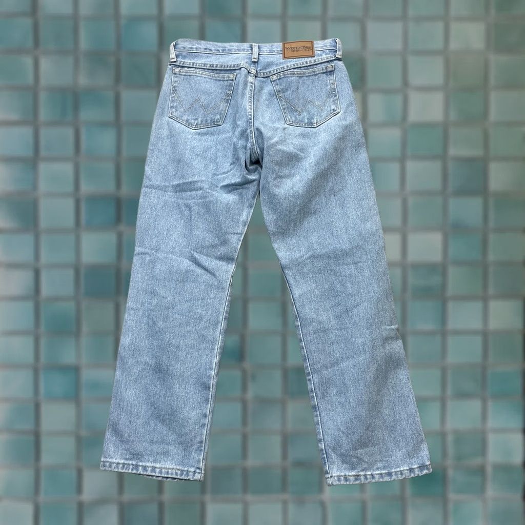 Wrangler Wrangler Jeans Mens 30x30 Blue Relaxed Fit Straight Leg Denim Cotton Cowboy Cut Size US 32 / EU 48 - 1 Thumbnail