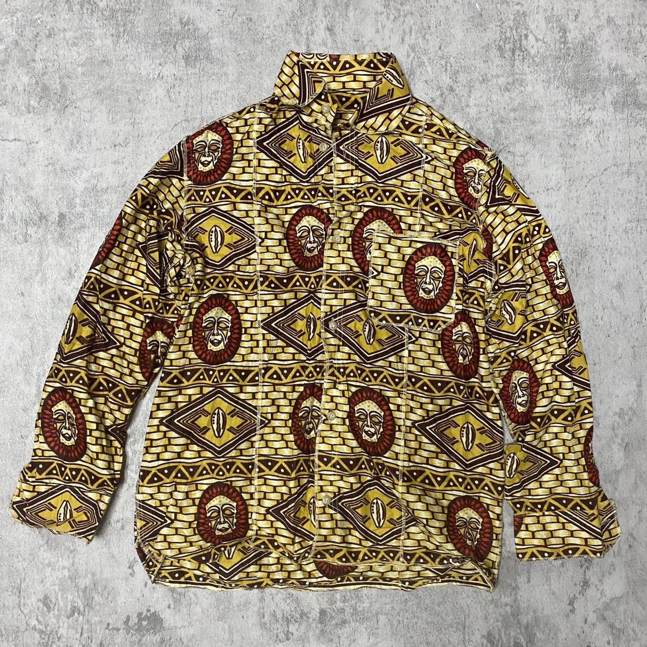 Other Gold Shirt vinatge beach summer Size US L / EU 52-54 / 3 - 1 Thumbnail