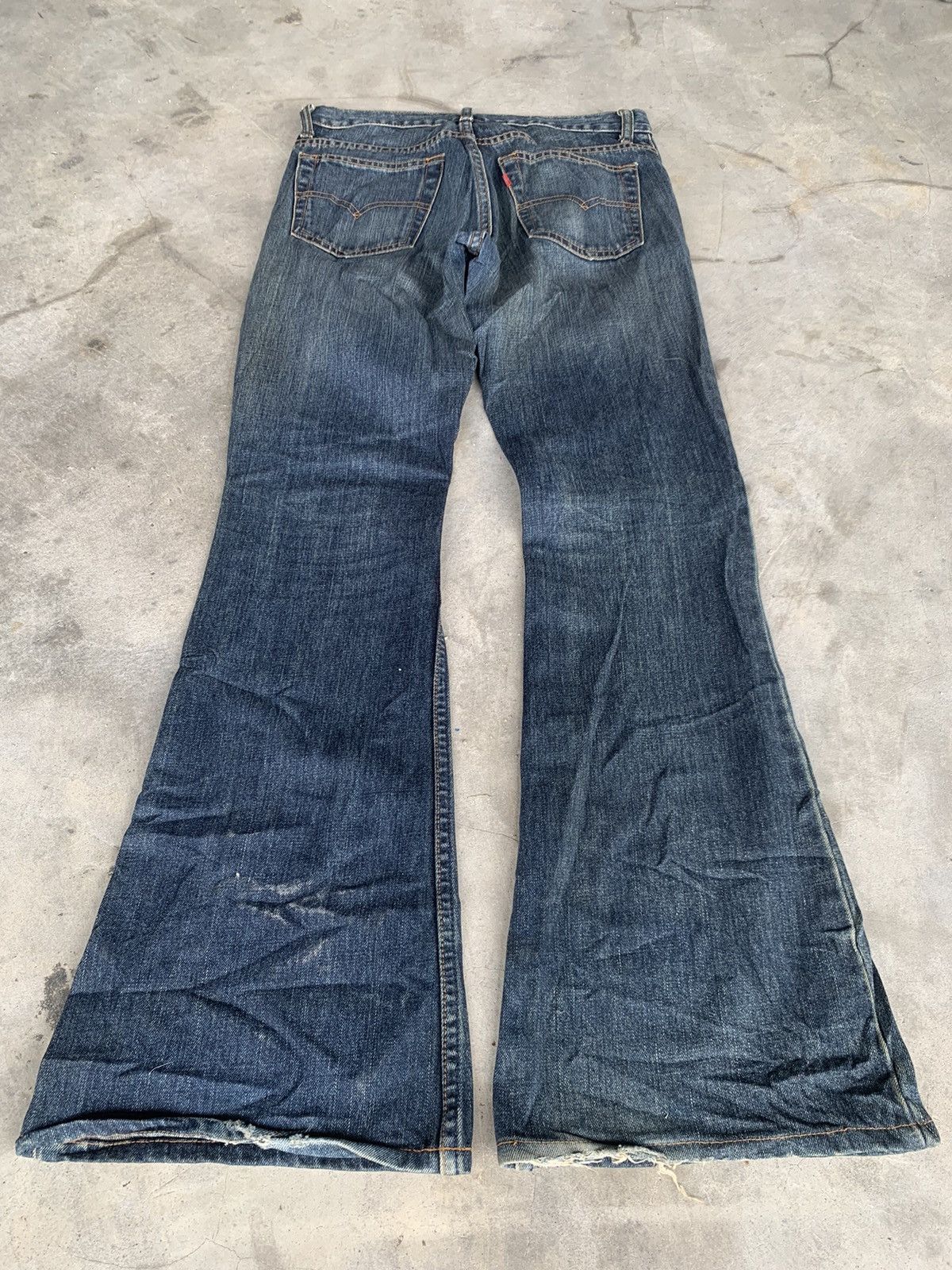 Levi's Vintage Y2K Levi's 646 Bell Bottom Jeans Size US 30 / EU 46 - 2 Thumbnail