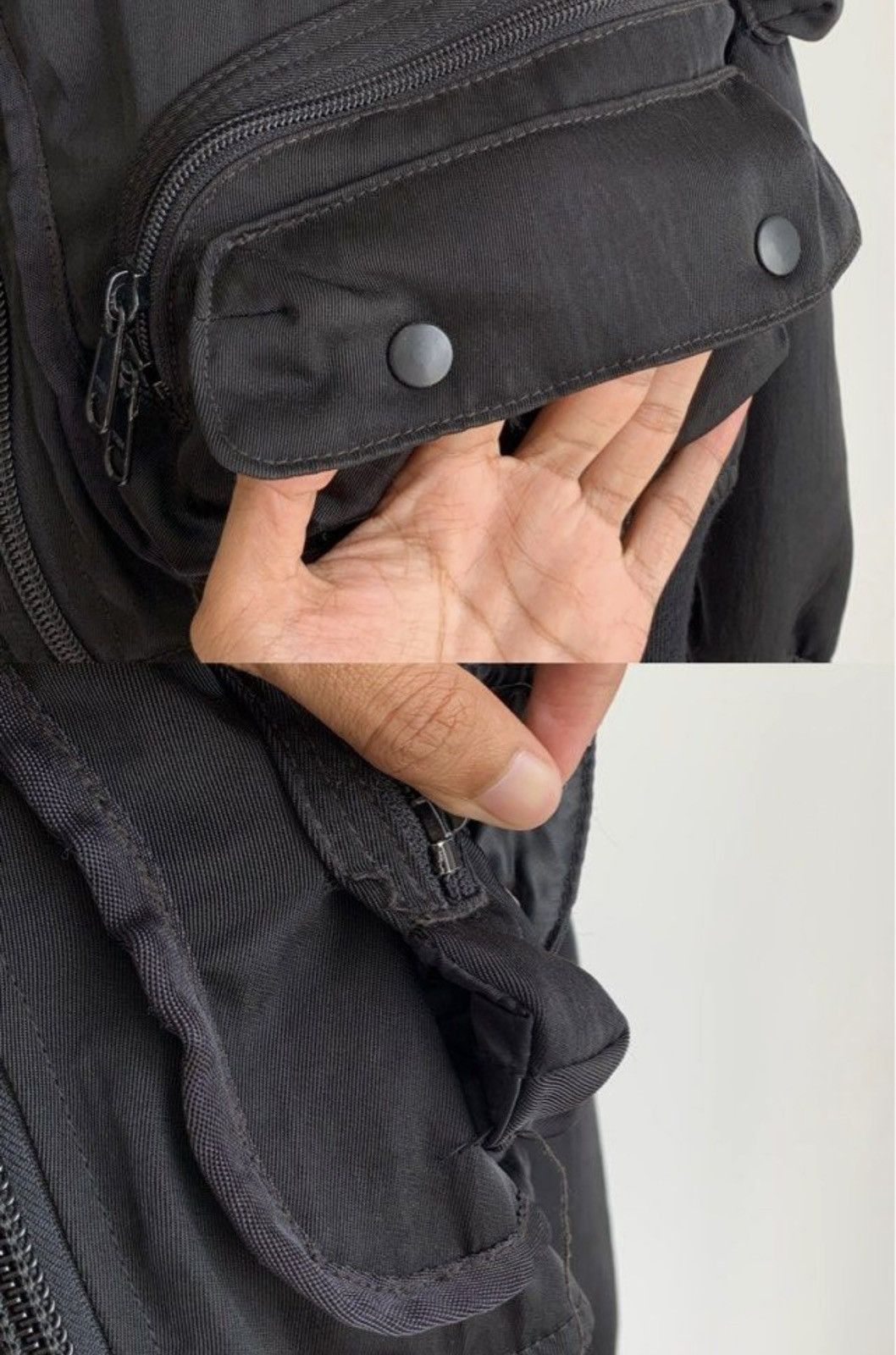 Issey Miyake VTG AW96 issey miyake cargo parachute bomber jacket Size US M / EU 48-50 / 2 - 7 Thumbnail