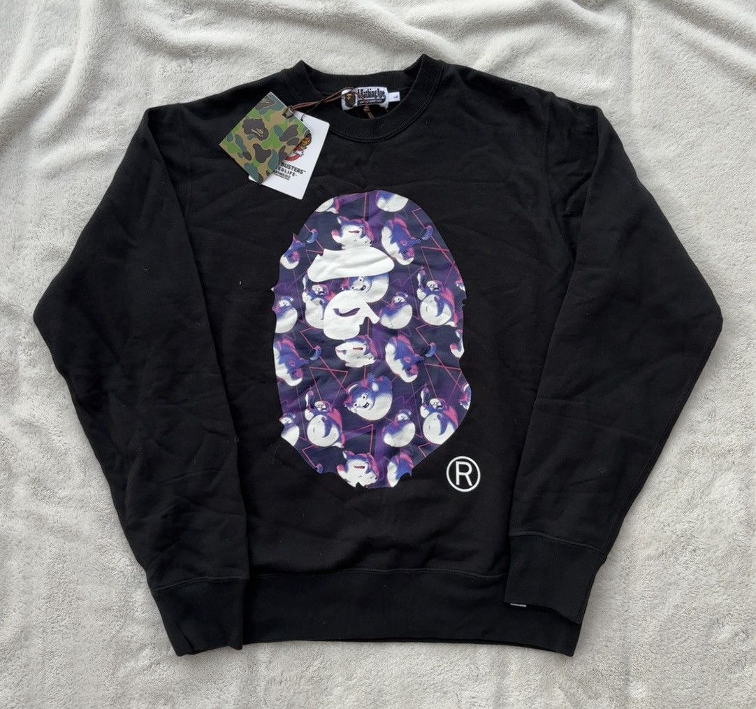 Bape Bape x Ghost-Busters Black Crewneck Size US L / EU 52-54 / 3 - 1 Thumbnail