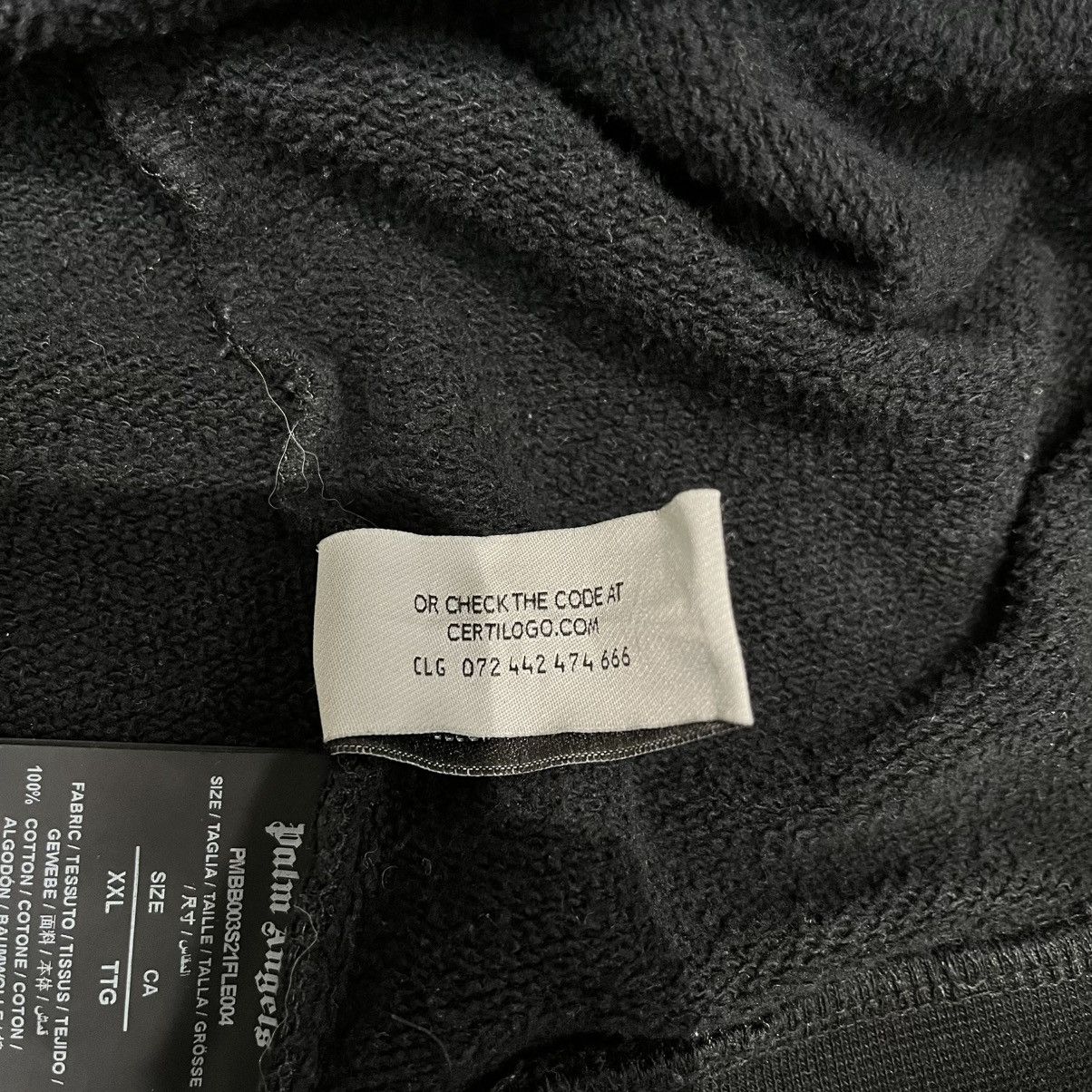 Palm Angels Palm Angels London Sprayed Hoodie Black Size US XXL / EU 58 / 5 - 6 Thumbnail