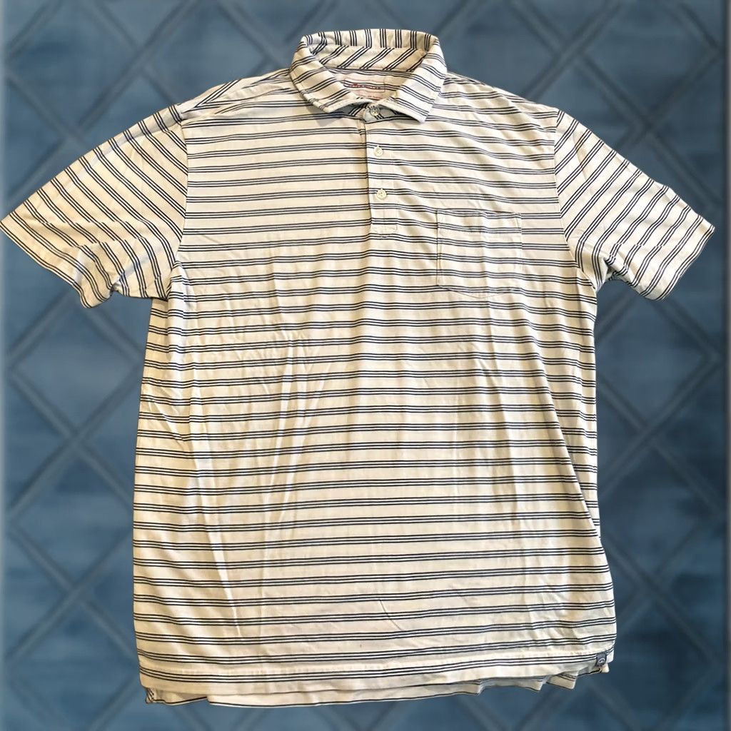 Peter Millar VINTAGE Peter Millar Golf Polo Medium Mens Blue M Size US M / EU 48-50 / 2 - 1 Thumbnail