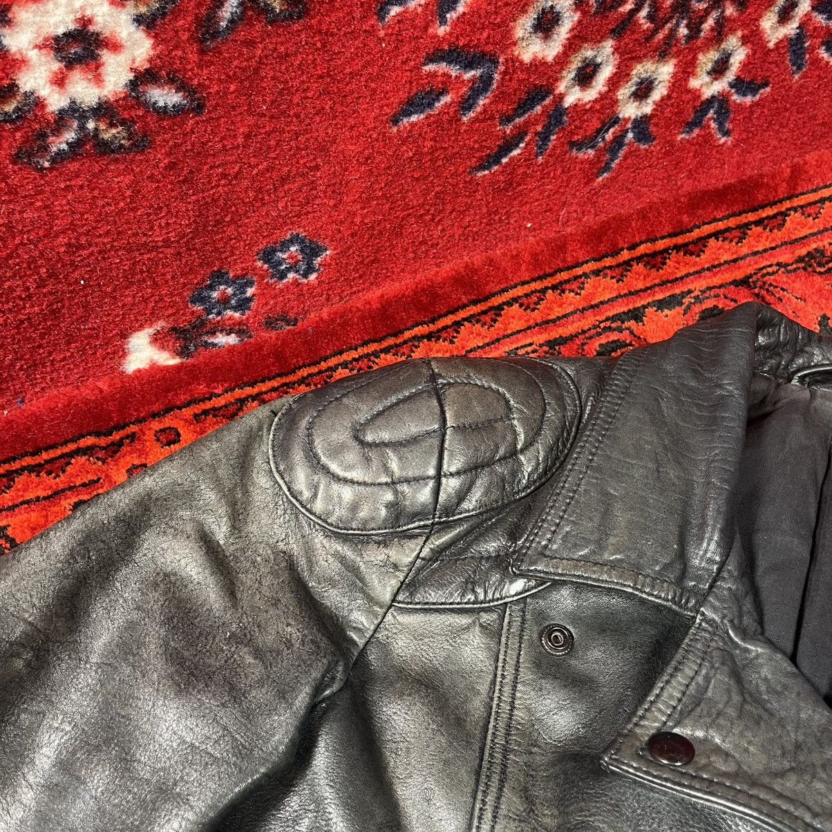 Acne Studios ACNE STUDIOS JEANS Leather Biker Jacket CLARE Shoulder Pads Size L / US 10 / IT 46 - 11 Thumbnail