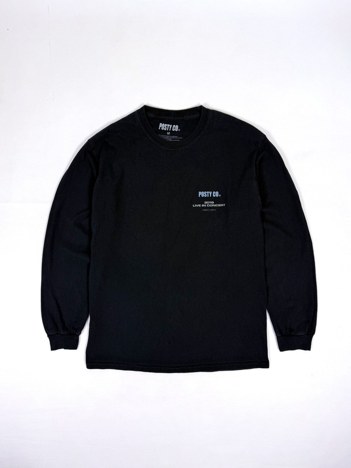 Rap Tees 2019 Post Malone Live in Europe Tour Long Sleeve Shirt Size US M / EU 48-50 / 2 - 4 Thumbnail