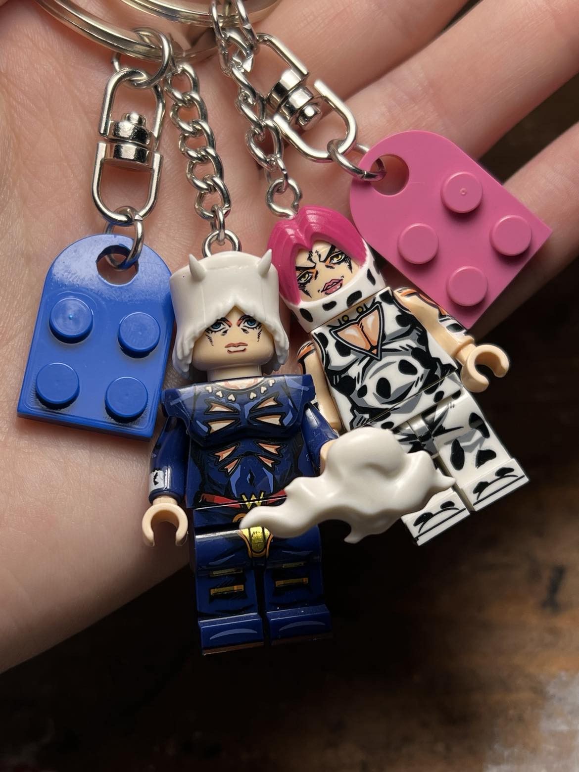 Other Jojo Rikiel Weather Report anime minifigure keychain Size ONE SIZE - 1 Thumbnail