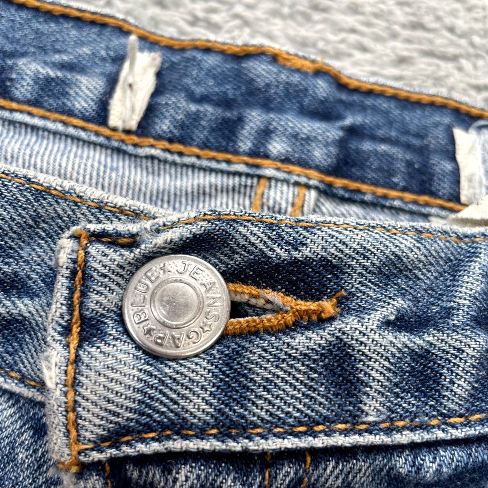 Gap VINTAGE Gap Jeans Womens 14 Blue Ankle Tapered Leg Denim Cotton Classic Medium Wash Size 24" / US 00 / IT 34 - 3 Thumbnail