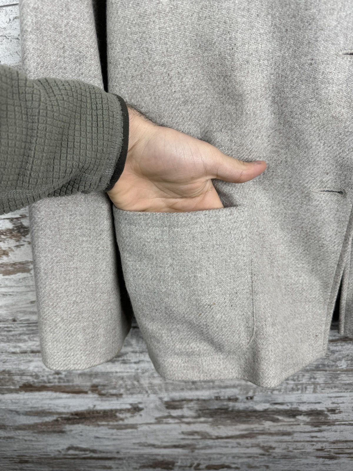 agnes b. Mens Vintage Agnes B. Paris Wool Jacket overshirt sweatshirt Size US M / EU 48-50 / 2 - 6 Thumbnail
