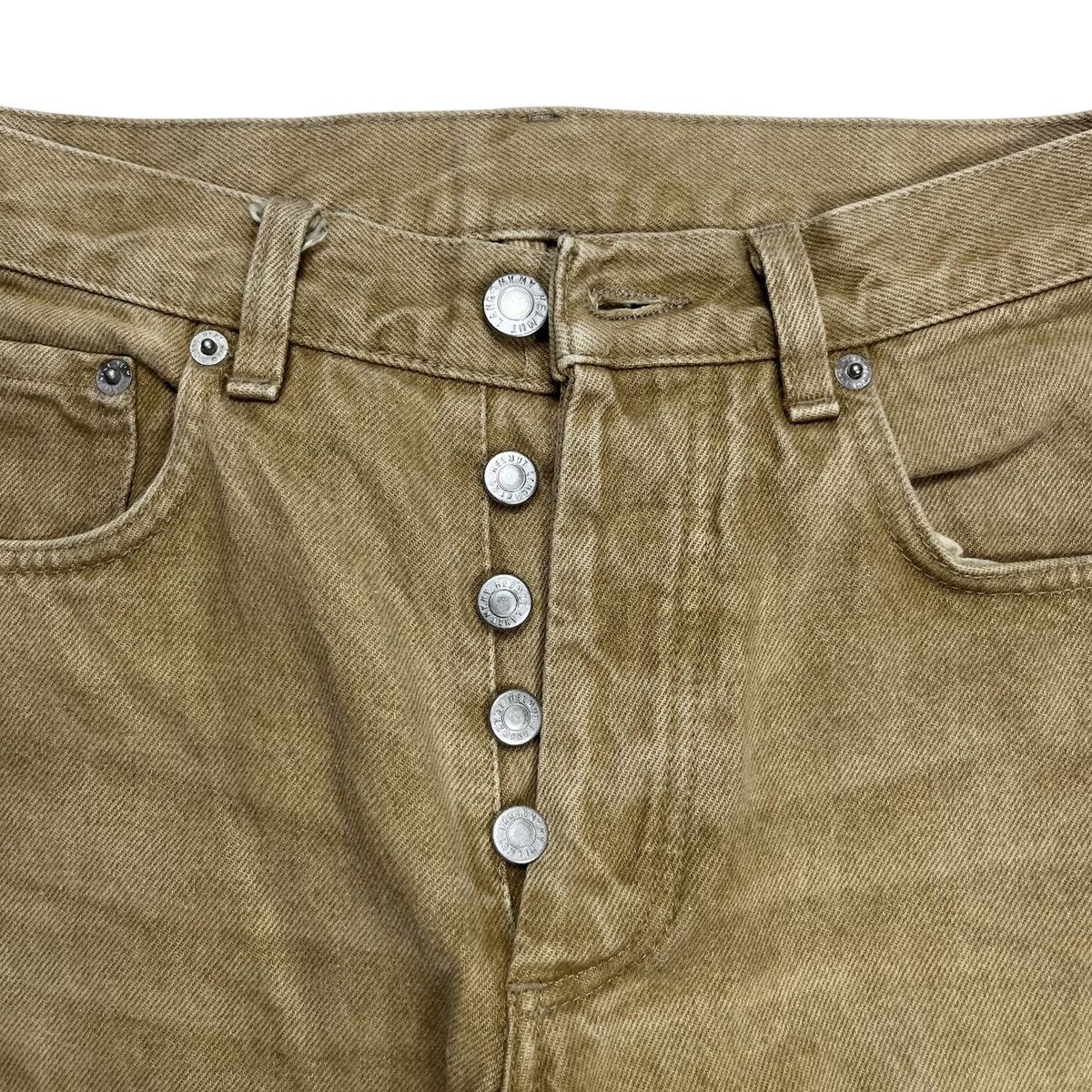 Helmut Lang SS 2000 Helmut Lang Dark Sand Raw Denim Size US 28 / EU 44 - 8 Thumbnail