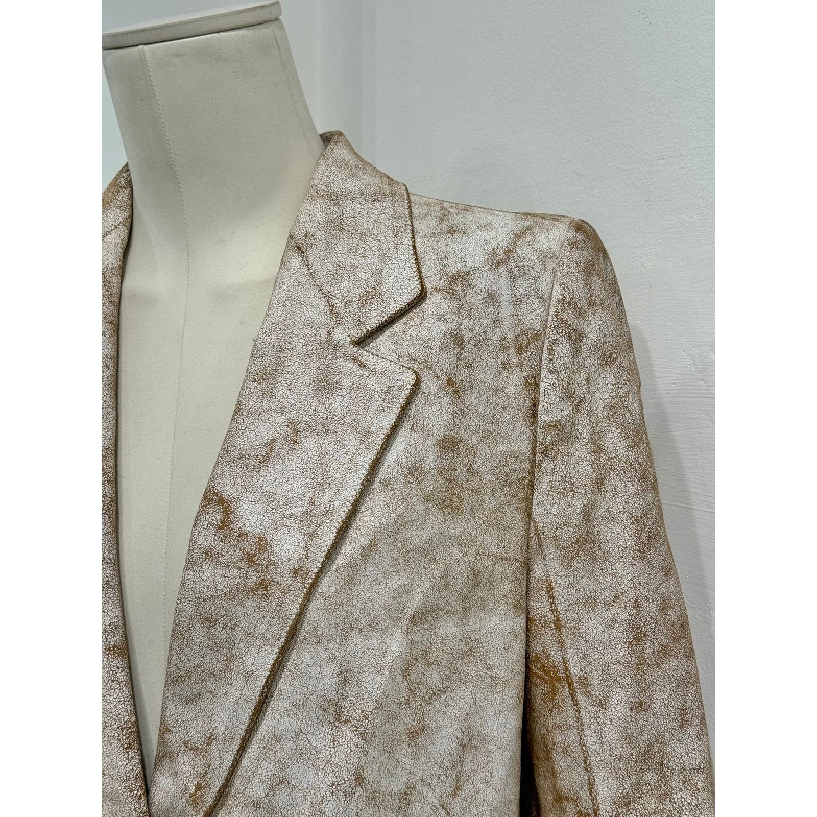 Ann Demeulemeester S/S2002 Ann Demeulemeester distressed cracked leather coat Size S / US 4 / IT 40 - 6 Thumbnail