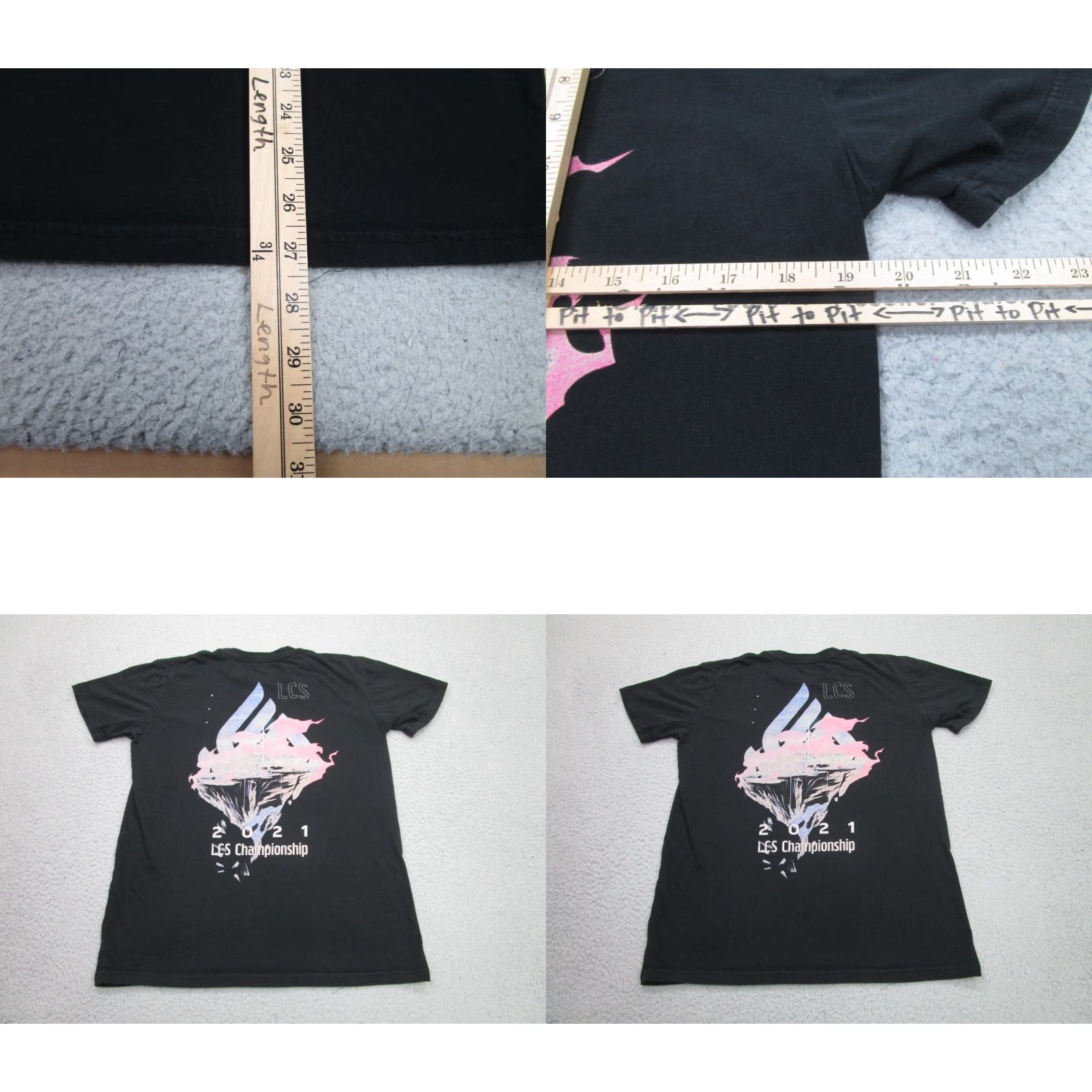 Vintage League Championship Series Shirt Mens M Black 2021 LCS Gaming Championship Series LOL Shirt Size US M / EU 48-50 / 2 - 8 Thumbnail