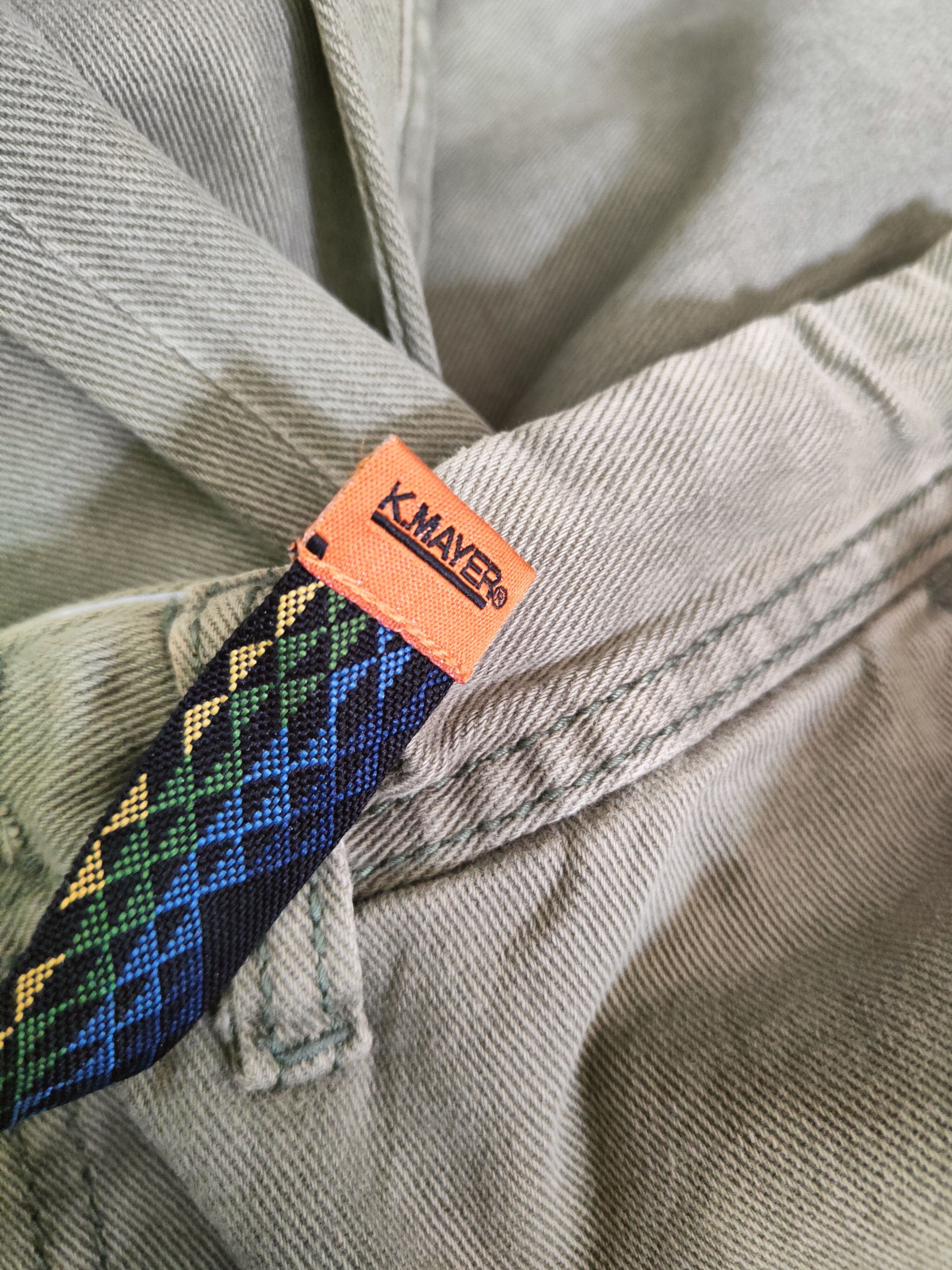 Japanese Brand DL Kriff Mayer Army Green Multipocket Casual Pants #46-214 Size US 32 / EU 48 - 15 Thumbnail