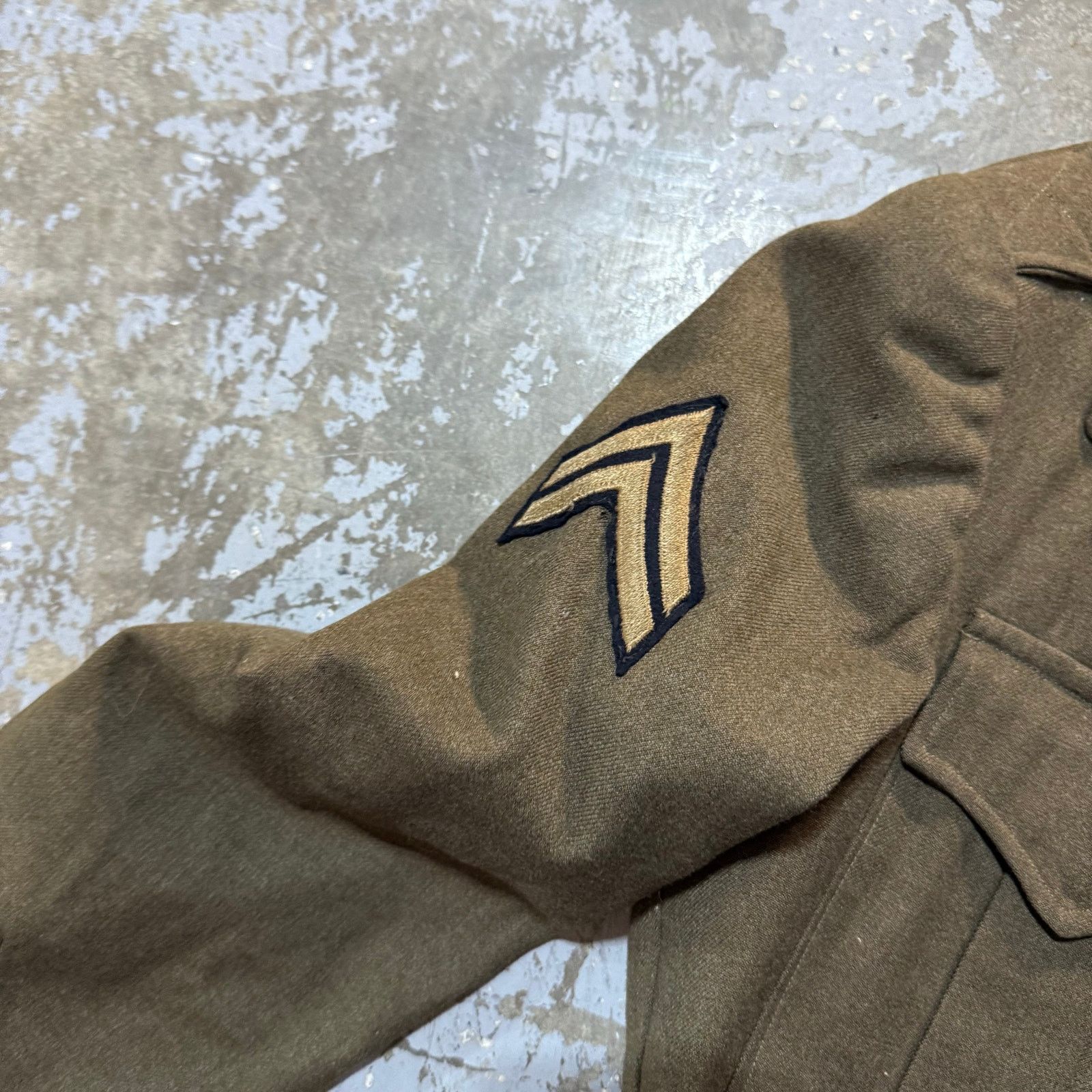 Vintage Vintage 40’s US Army WWII Wool Field Jacket Sz 34S Size US S / EU 44-46 / 1 - 11 Thumbnail