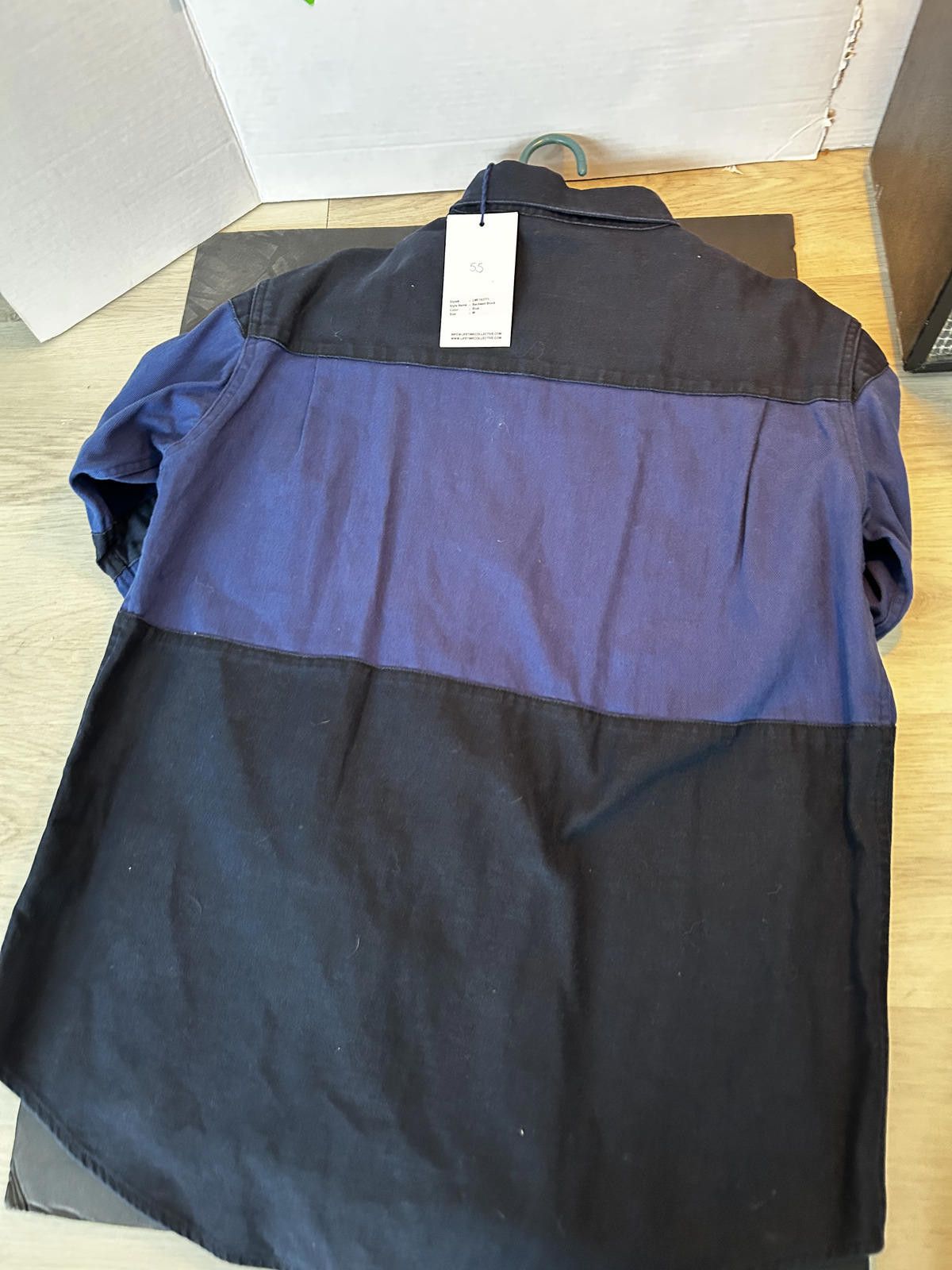 Other Lifetime Collective Block Denim Shirt Size M NWT Deadstock Size US M / EU 48-50 / 2 - 2 Thumbnail
