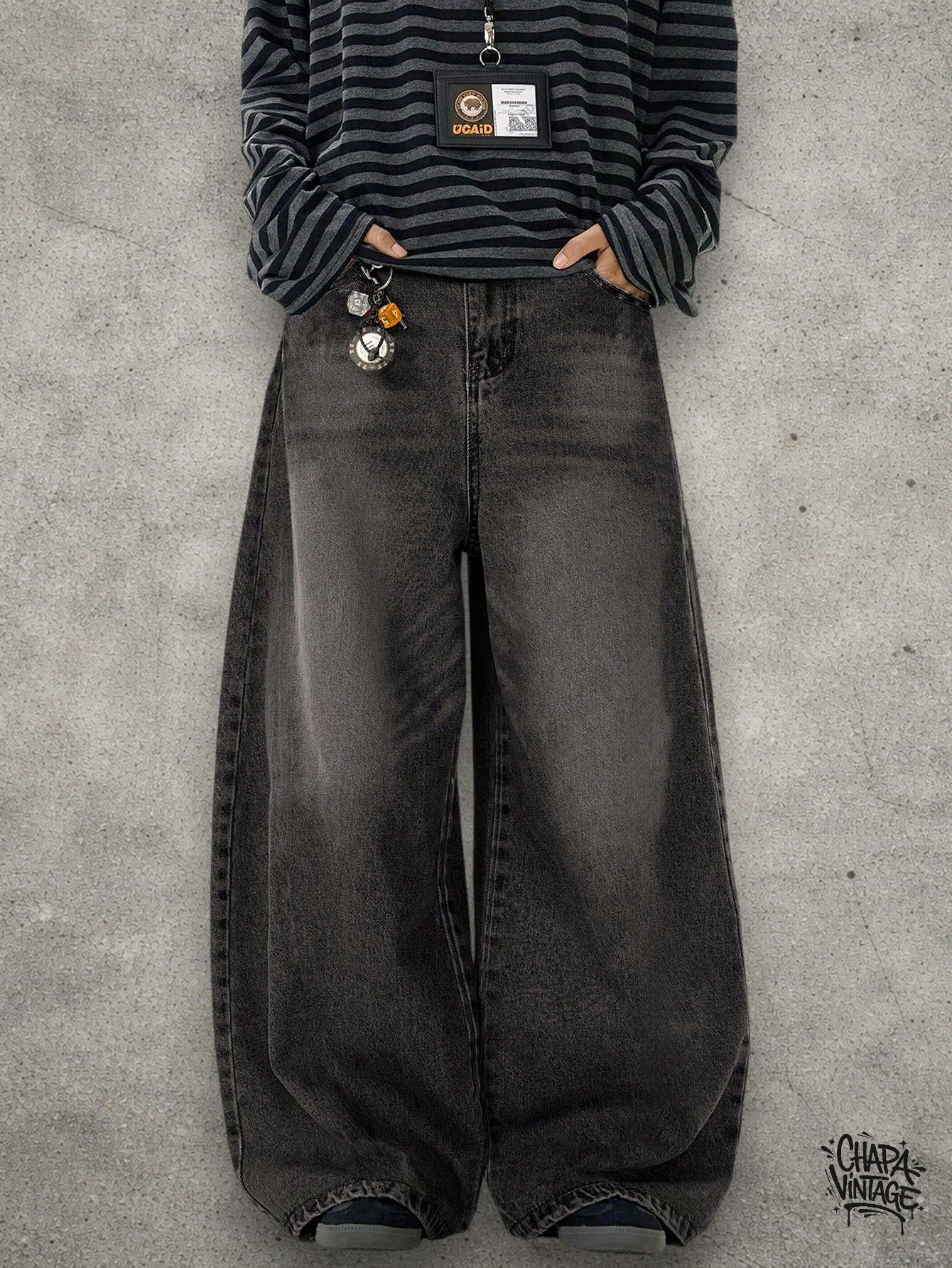 Vintage Wide leg opium jeans Size US 32 / EU 48 - 3 Thumbnail