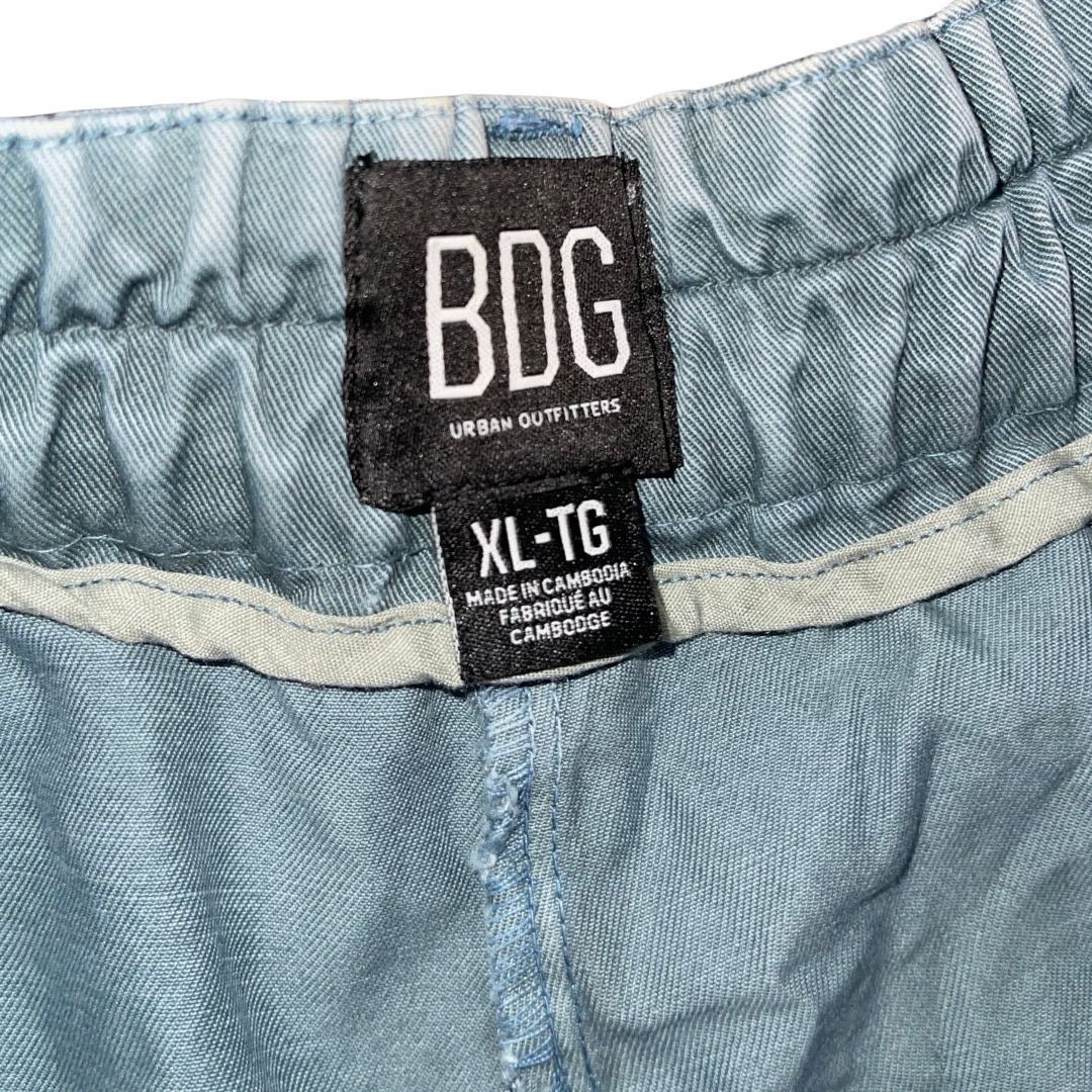 Urban Outfitters BDG Baggy Chino Pants Elastic Waist XL Capris Pocket Casual Size 32" / US 10 / IT 46 - 3 Thumbnail