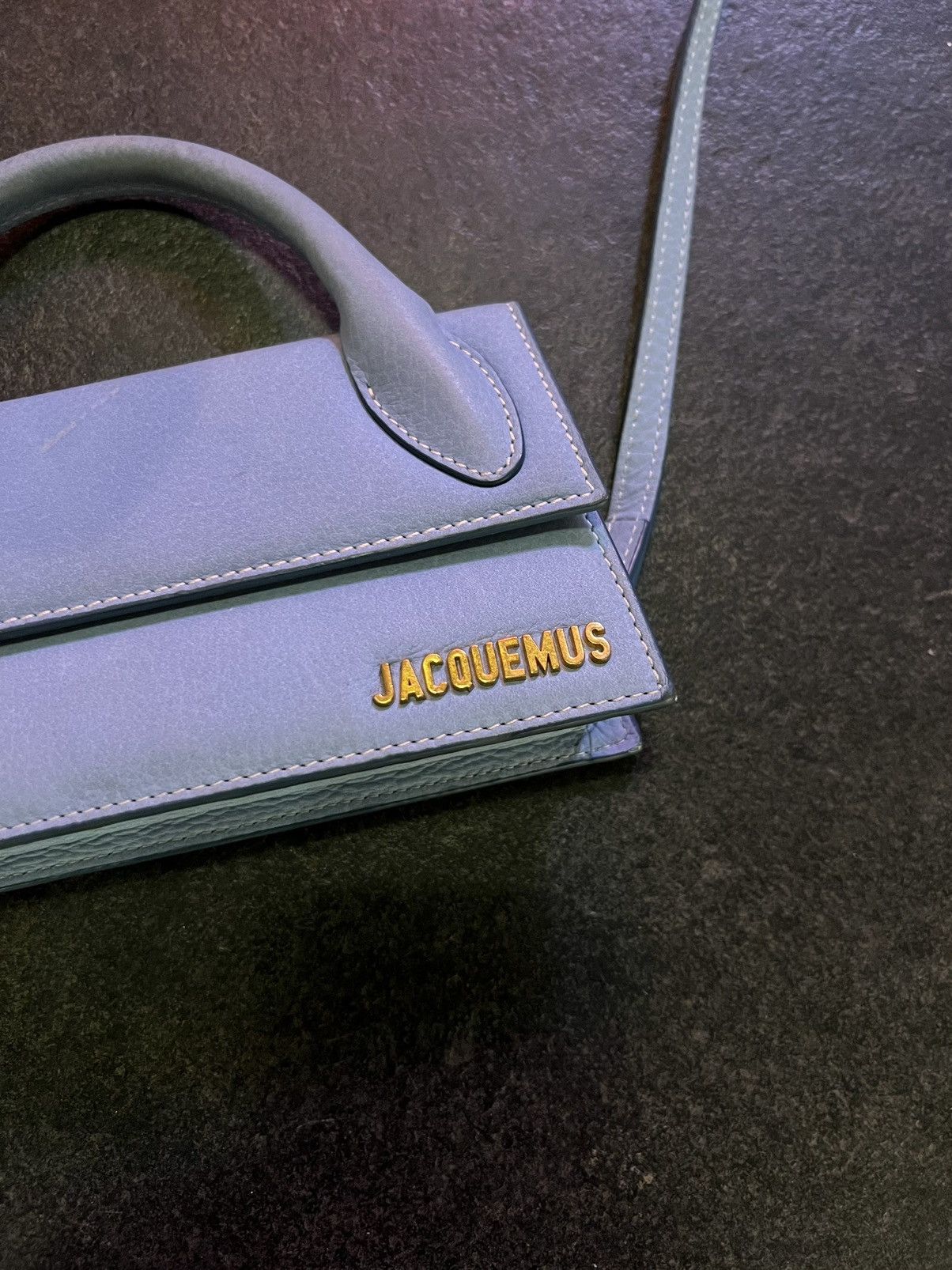 Jacquemus JACQUEMUS Blue 'Le Chiquito Long' Bag Size ONE SIZE - 3 Thumbnail
