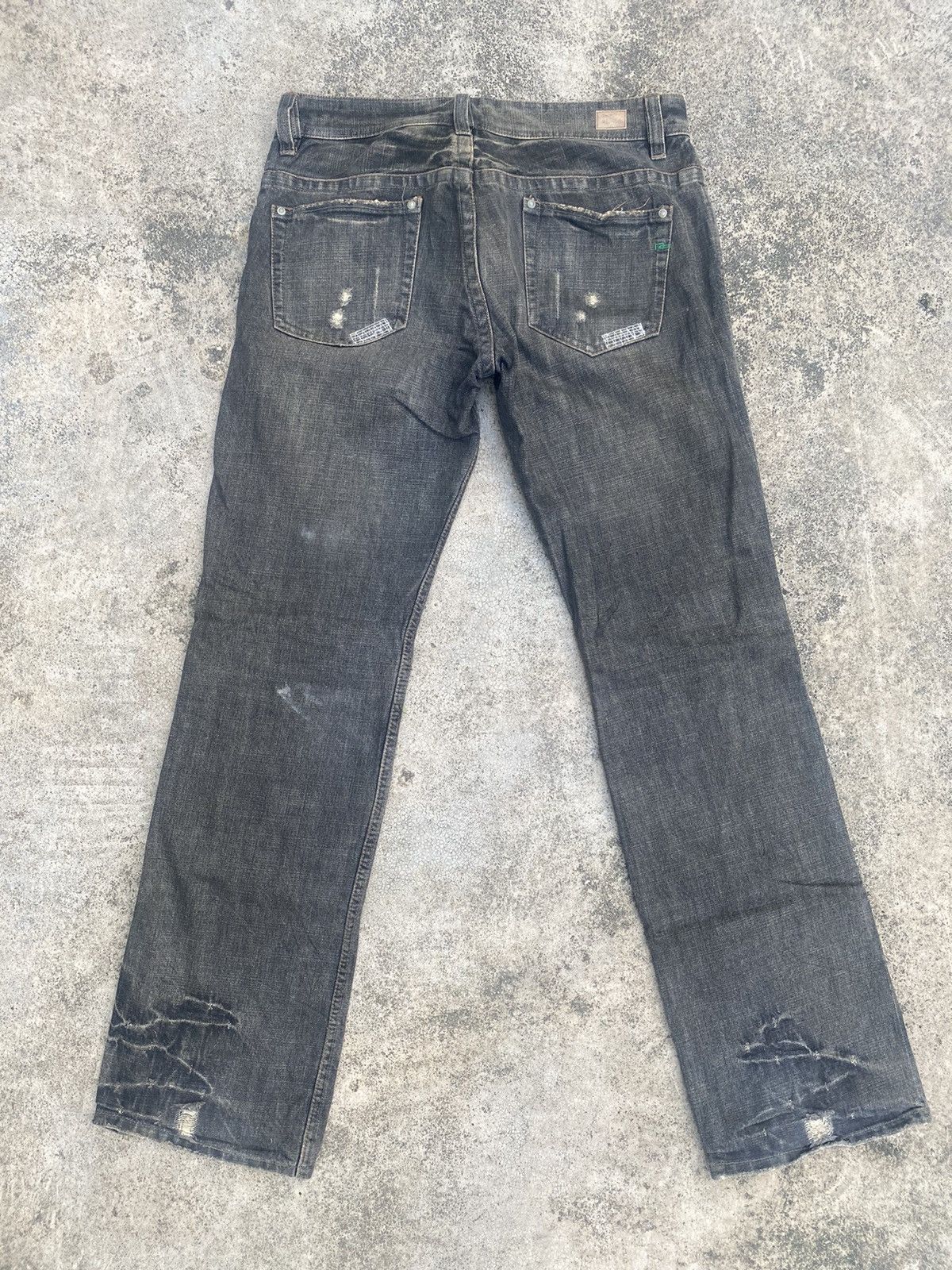 Japanese Brand × Nicole Club Flare Jeans Nicole Club Clawmark Distressed Bootcut Size US 32 / EU 48 - 16 Thumbnail