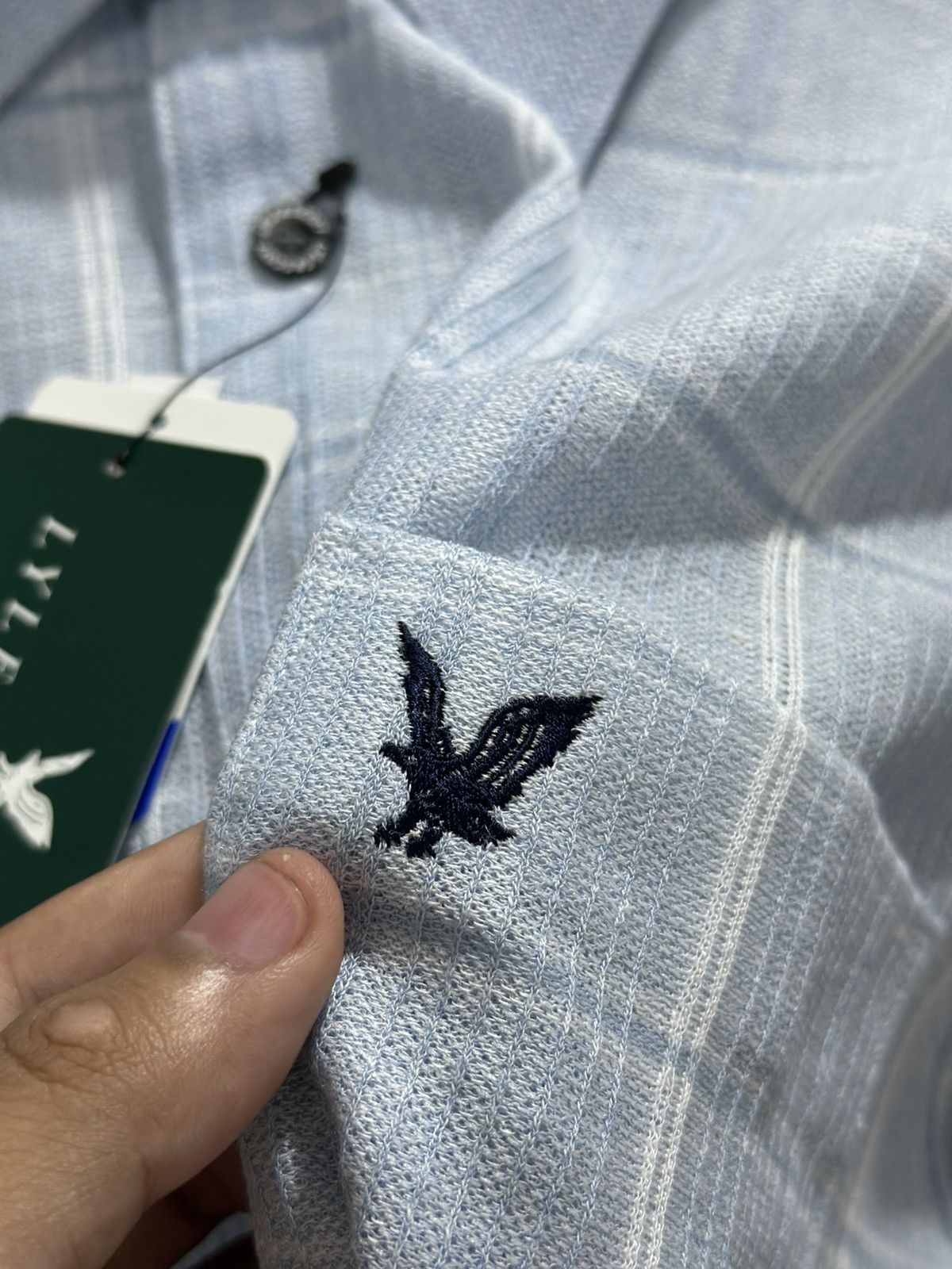Lyle & Scott Lyle & Scott Blue Stripes Shirt Size US M / EU 48-50 / 2 - 3 Thumbnail