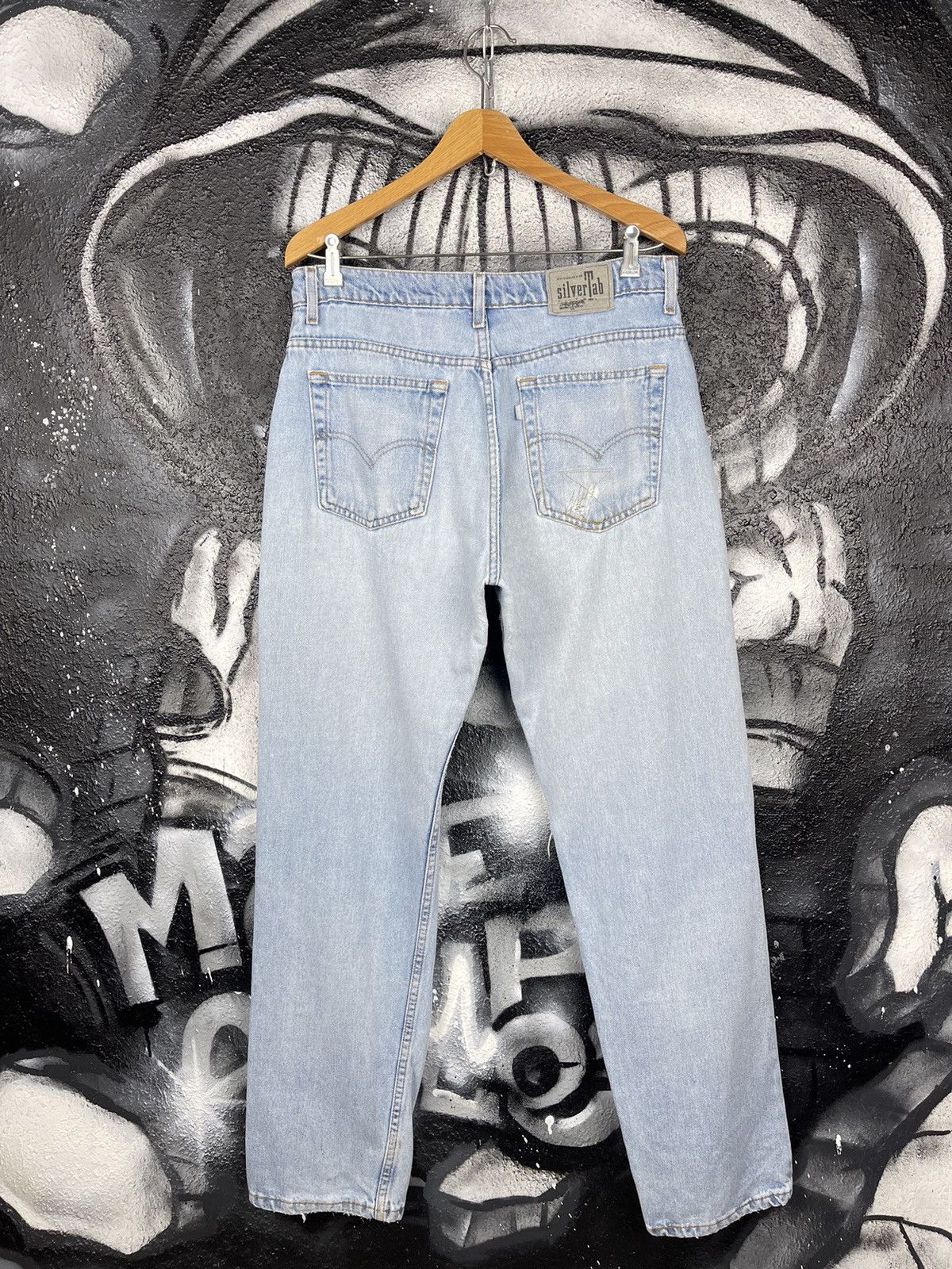 Levi's Levi’s Silver Tab Guy’s Fit Distressed Jeans Women’s Size M Size 34" / US 12 / IT 48 - 7 Thumbnail