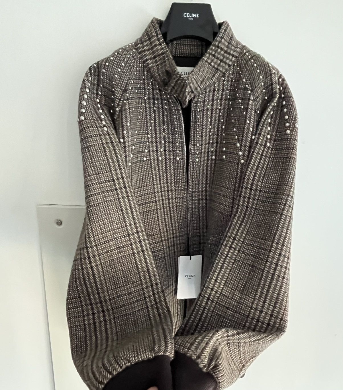 Celine × Hedi Slimane $5k Value Super Runway Celine Hedi Slimane Studded Teddy Size US XL / EU 56 / 4 - 3 Thumbnail