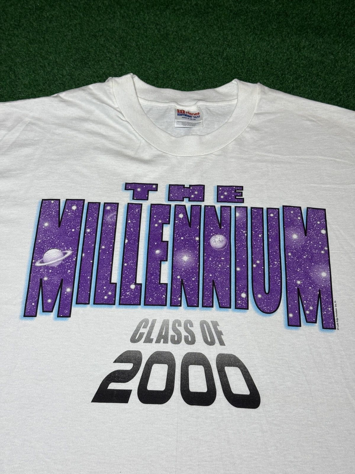Hanes The Millennium Class Of 2000 Vintage Y2K XL 24x31 T Shirt Size US XL / EU 56 / 4 - 2 Thumbnail