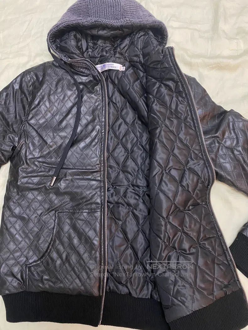 Junya Watanabe Junya Watanabe Leather and Cotton Jacket Size US XL / EU 56 / 4 - 3 Thumbnail