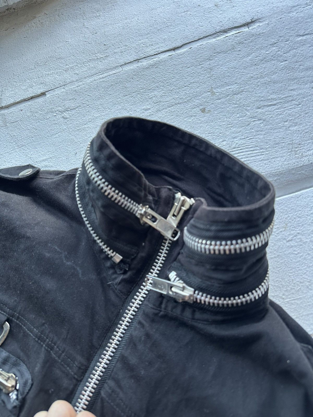 Other 🚨GOTHICANO PUNK OPIUM ZIPPER BONDAGE JACKET OWENS ISSEY Size US M / EU 48-50 / 2 - 6 Thumbnail
