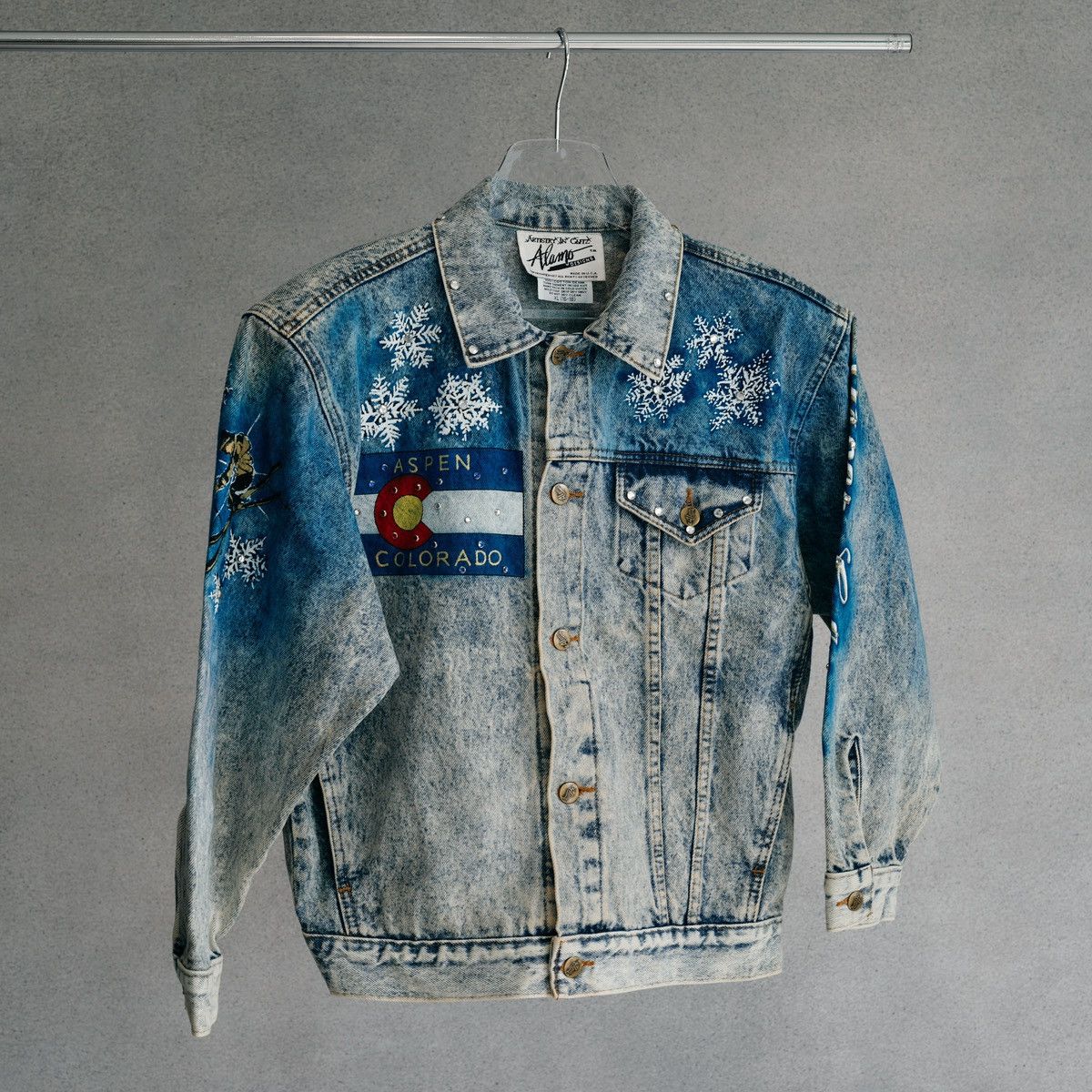 image of Made In USA x Vintage Tony Alamo Jacket in Blue, Women's (Size Medium)