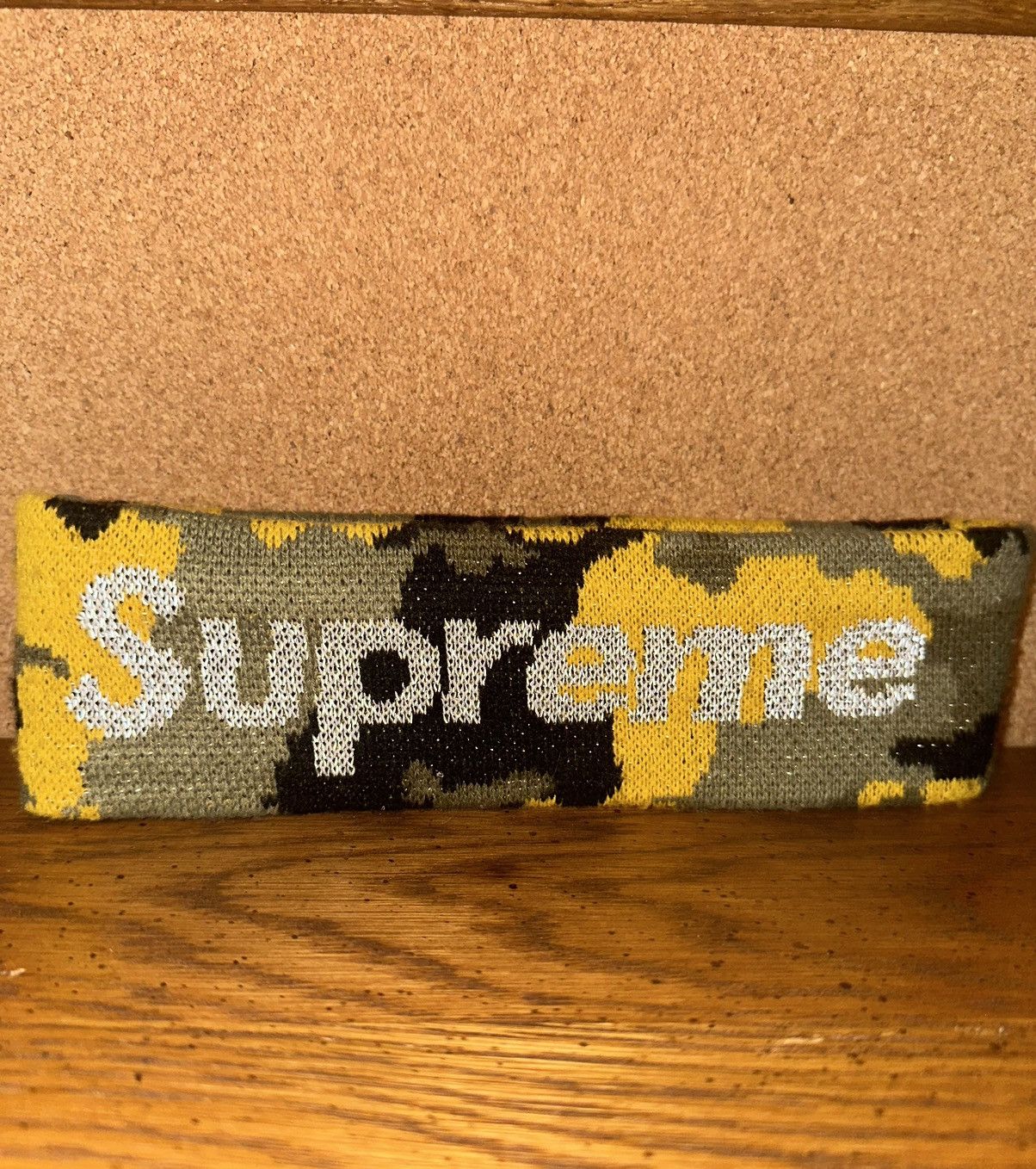 New Era Supreme Reflective Logo Headband | Grailed