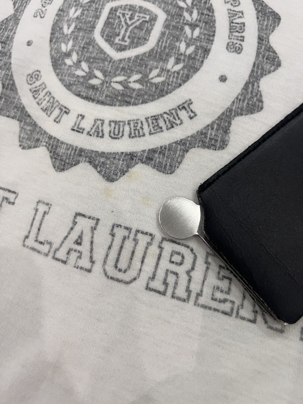 Saint Laurent Paris Saint Laurent Paris by Hedi Slimane 2016 Distressed Badge Lo Size US S / EU 44-46 / 1 - 10 Thumbnail