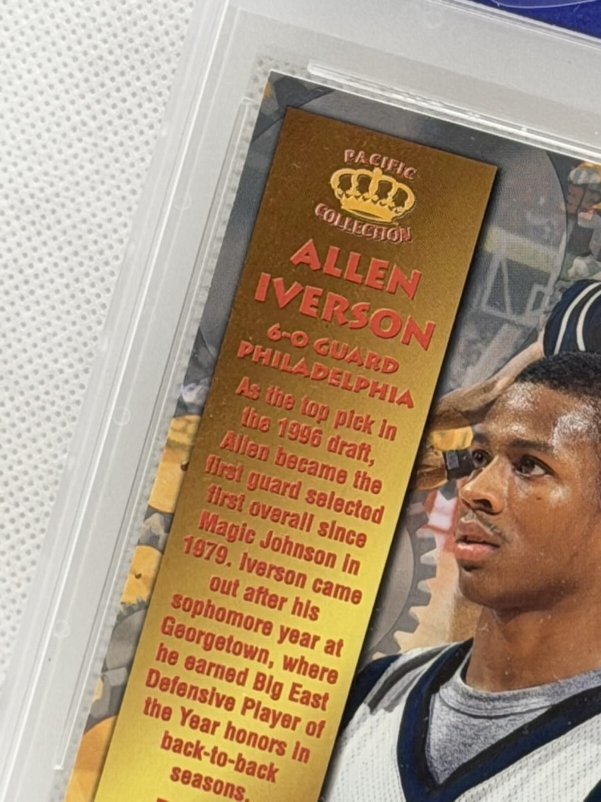 Other 1996 Pacific Collection Allen Iverson Basketball Card #PP-20 Size ONE SIZE - 10 Thumbnail