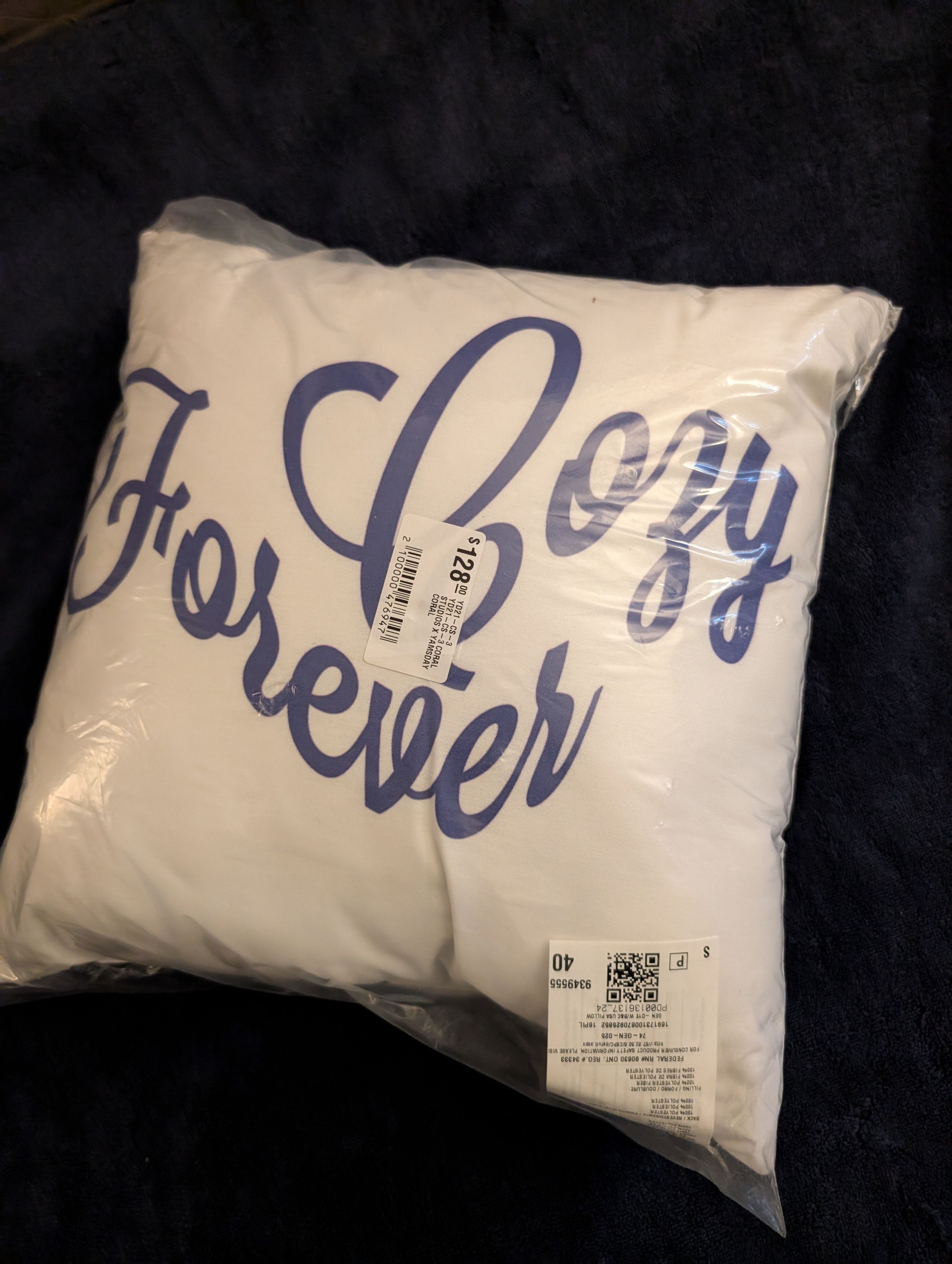 Other Coral Studios Yams Day RIP ASAP Yams Pillow Size ONE SIZE - 2 Thumbnail