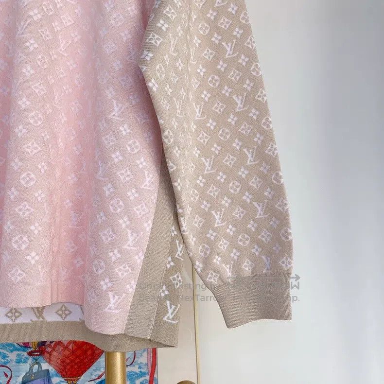 Louis Vuitton Louis Vuitton Old Flower Color Block Knitwear sweater Size M / US 6-8 / IT 42-44 - 7 Thumbnail