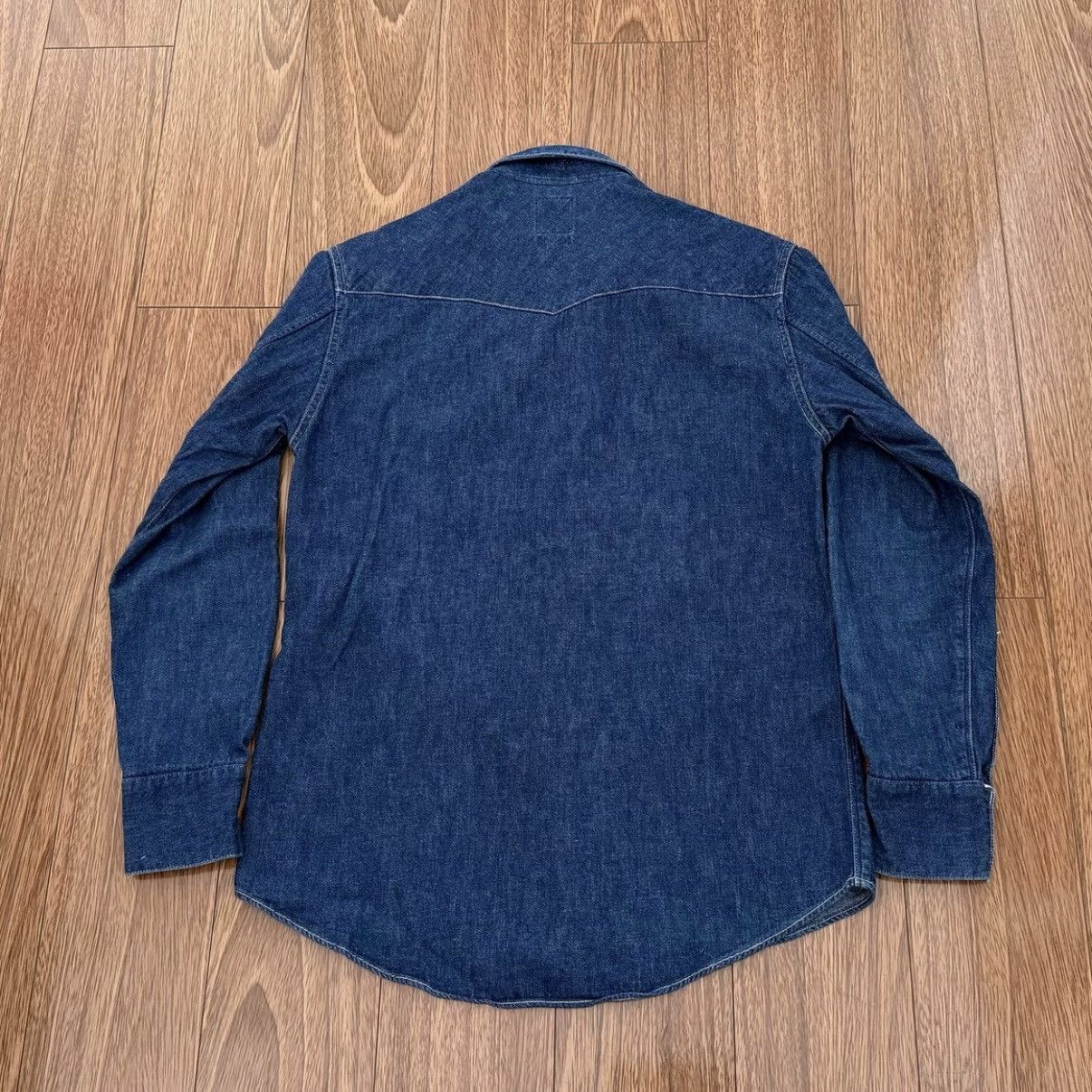 Visvim VISVIM 16SS Denim Teardrop Albacore Shirt One Wash (Climber) Size US M / EU 48-50 / 2 - 2 Thumbnail