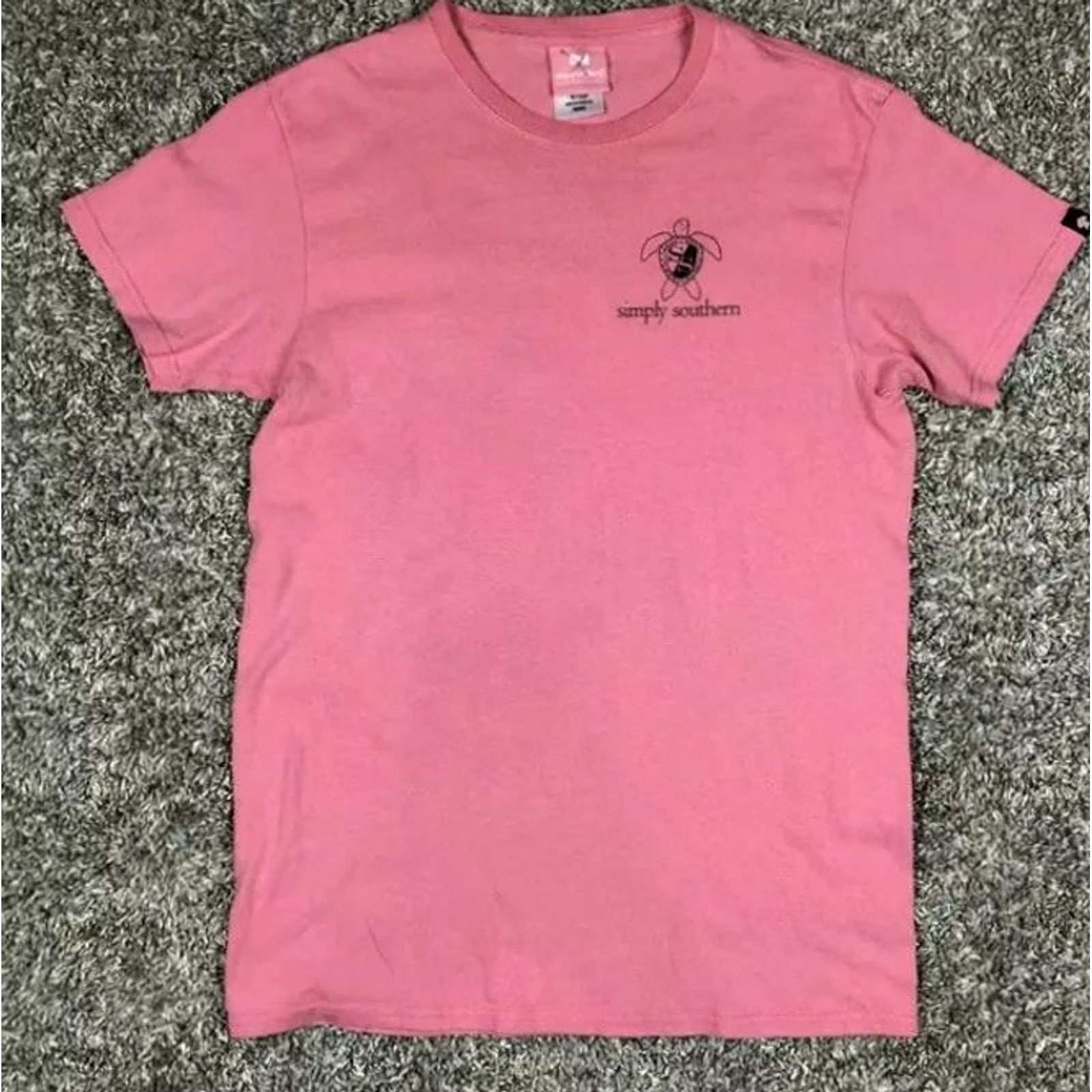 Pinko VINTAGE Simply Southern T-Shirt Mermaid Beach Pink Women’s Small S Womens T-Shirt Beach Graphic Print Size S / US 4 / IT 40 - 4 Thumbnail