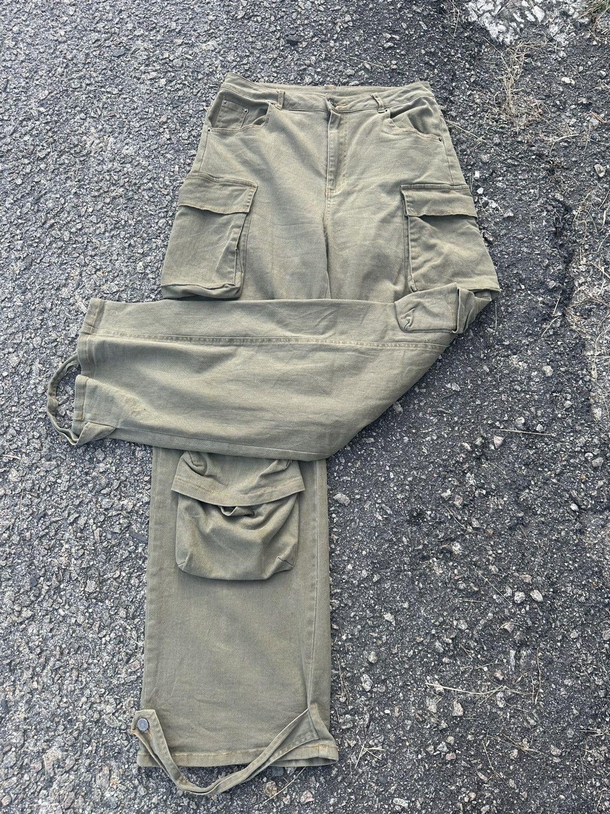 Japanese Brand CARGO PANTS MULTIPOCKET SENDITIONARIES 12 POCKET BAGGY PANTS Size US 30 / EU 46 - 7 Thumbnail