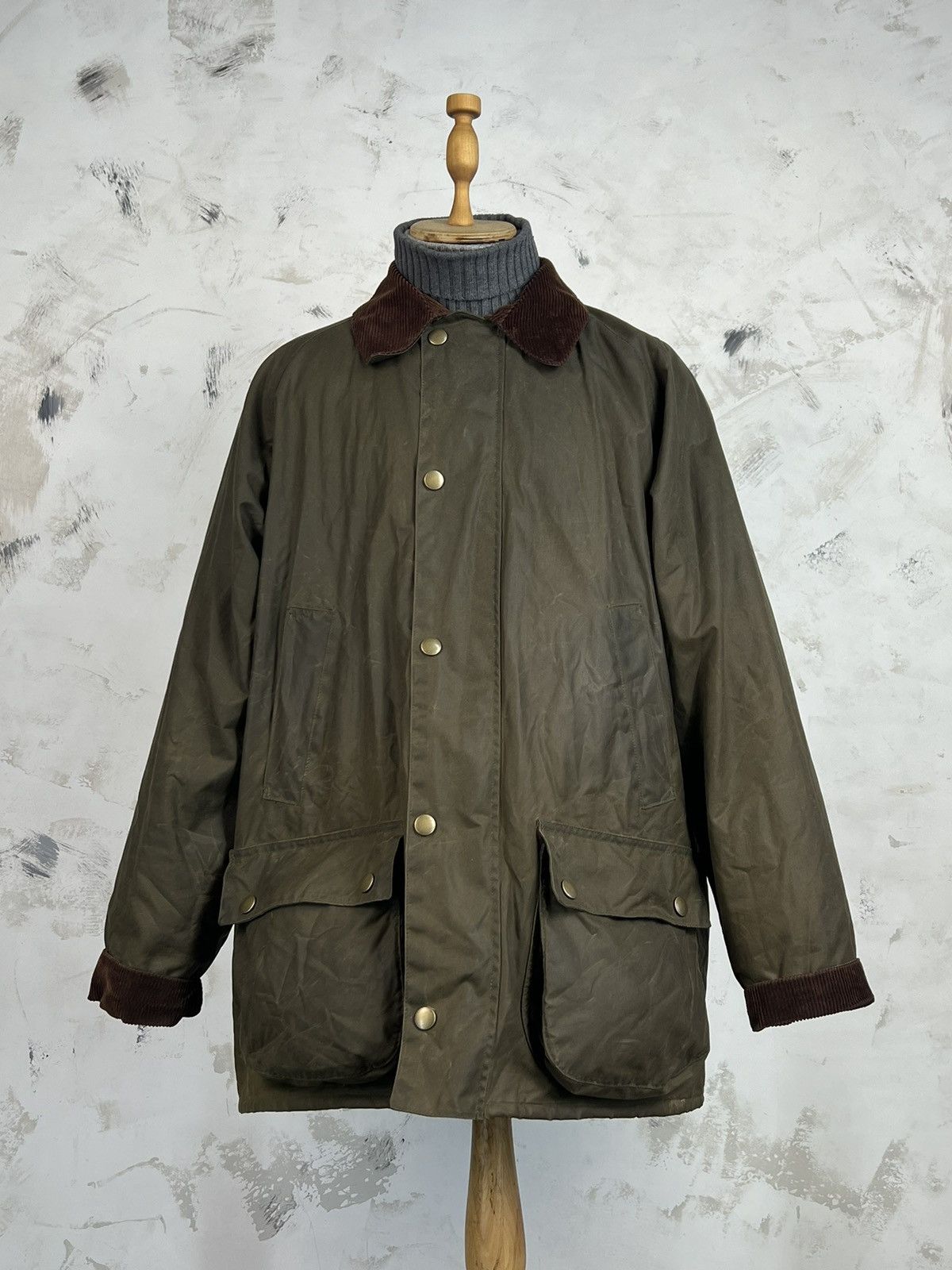 Marks & Spencer Vintage Marks & Spencer Waxed Field Jacket Size M - L Size US M / EU 48-50 / 2 - 3 Thumbnail