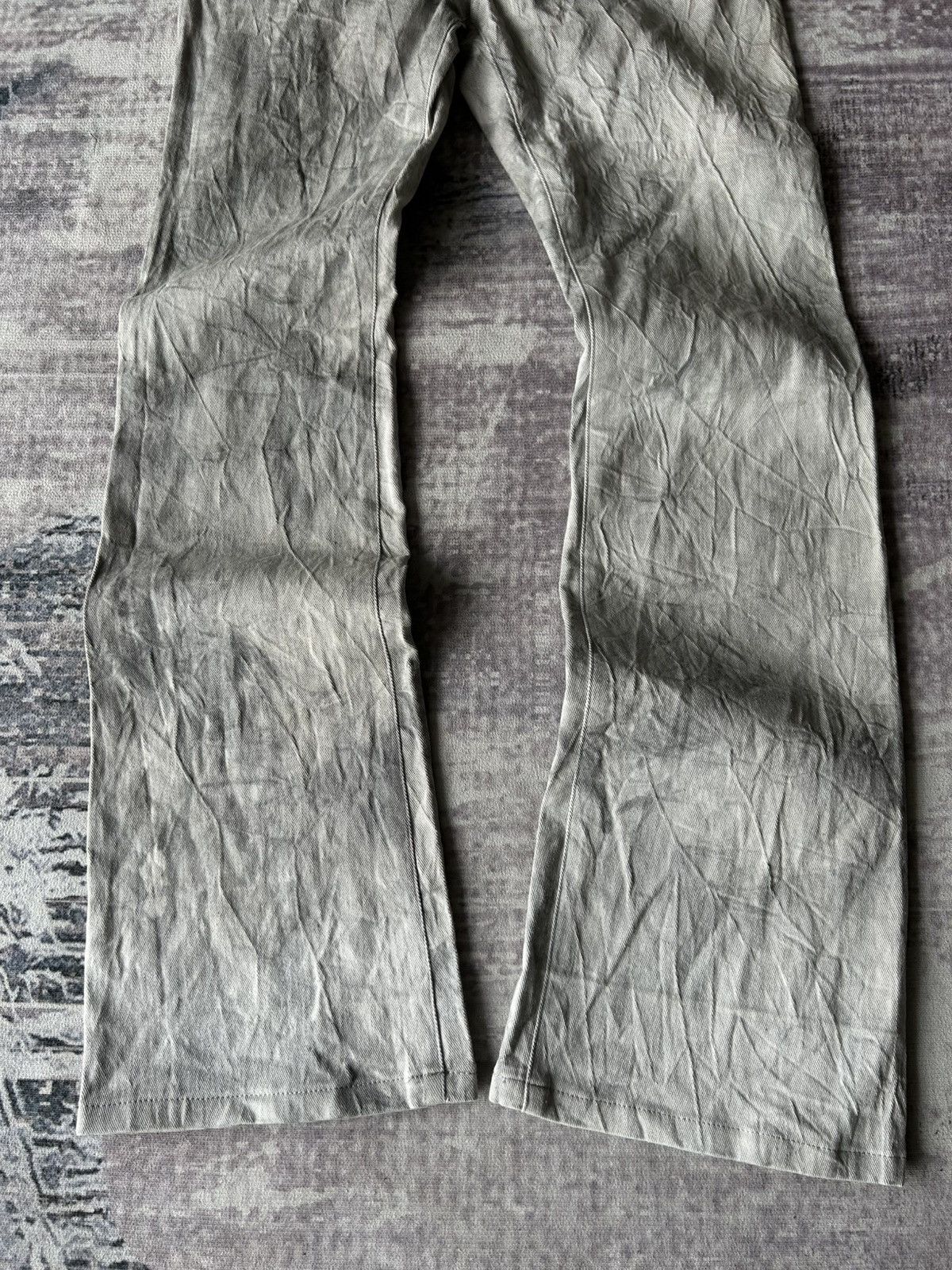 Tornado Mart Tornado Mart Punk Flared Wrinkled Pants Size US 30 / EU 46 - 5 Thumbnail