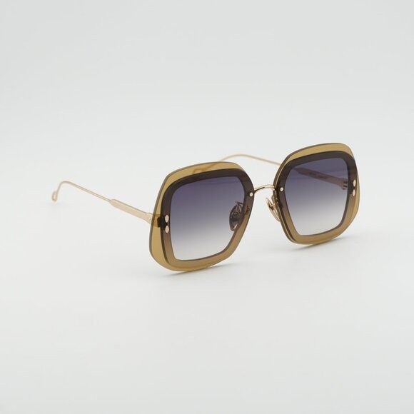 Isabel Marant Isabel Marant IM 0047/S 0DYG 9O Sunglasses Yellow Geometric Size ONE SIZE - 1 Thumbnail