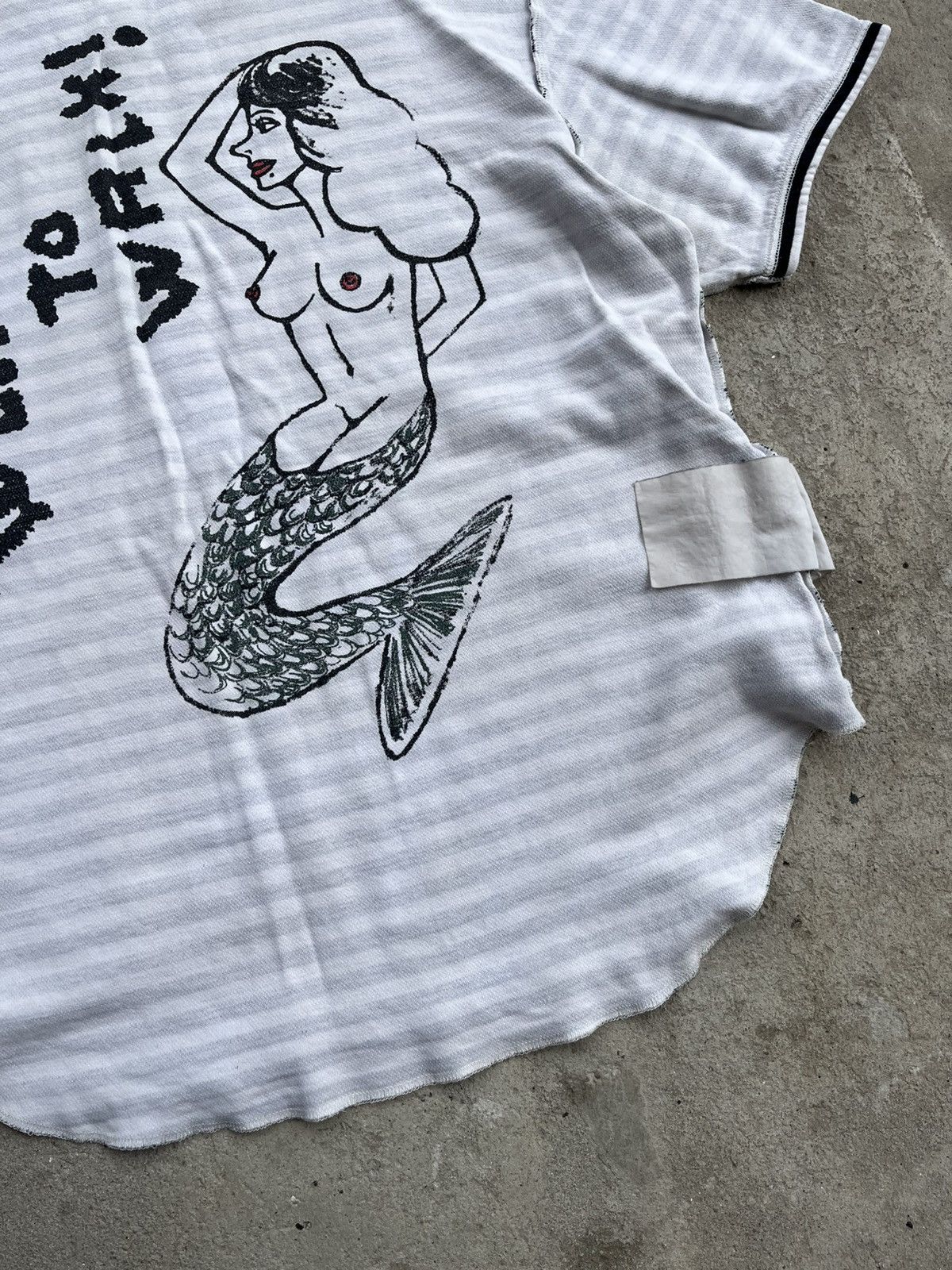Comme des Garcons × Comme des Garcons Homme × Comme des Garcons Homme Plus Comme des Garcons Homme Plus Mermaid Reversible T-Shirt Tee Size US L / EU 52-54 / 3 - 11 Thumbnail