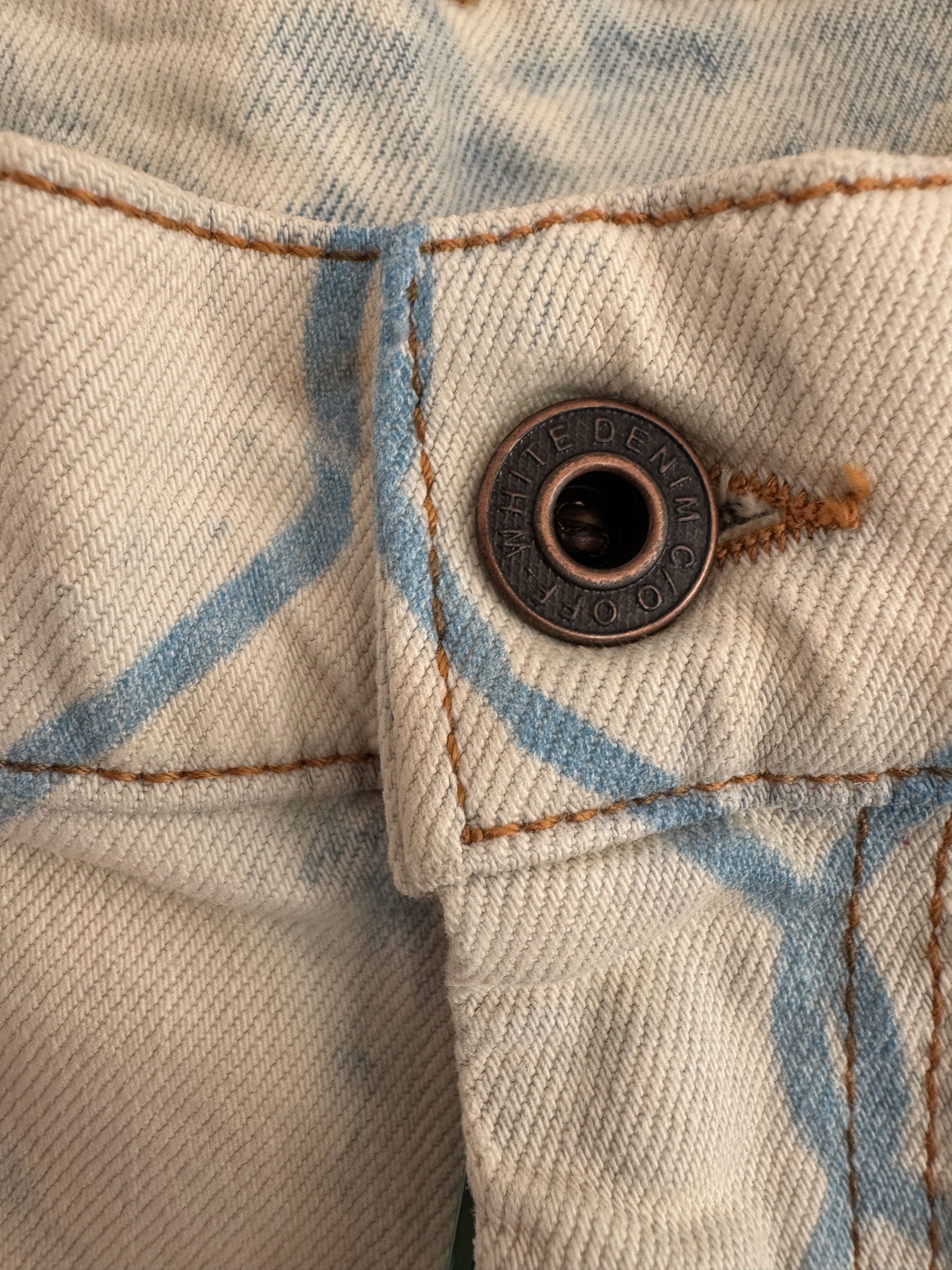Off-White Flared fence-print jeans Size US 34 / EU 50 - 9 Thumbnail