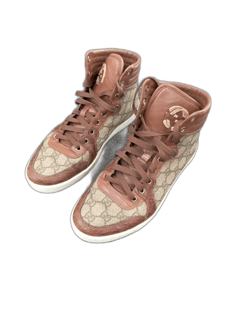 Gucci Gucci High Top Sneakers Size 40 Size US 8.5 / EU 41-42 - 1 Thumbnail
