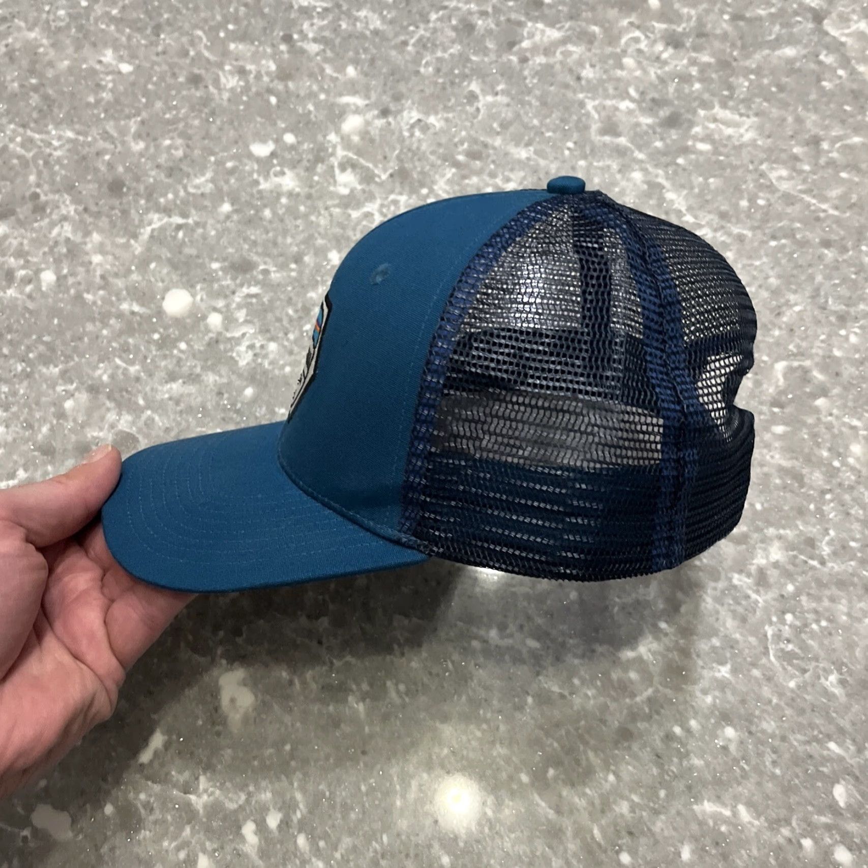 Patagonia Patagonia Unisex Trucker Hat Snapback Baseball Cap Teal Size ONE SIZE - 3 Thumbnail