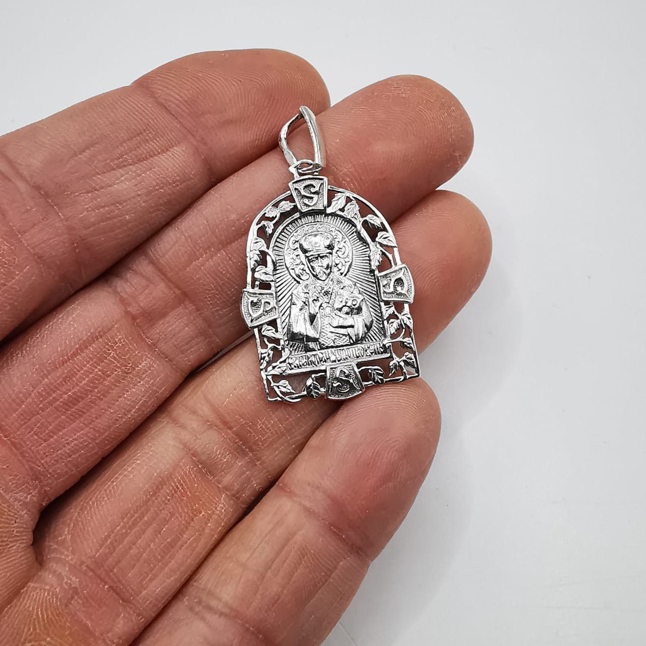 Sterling Silver Vintage Pendant made of 925 silver,sample, 5,34g Size ONE SIZE - 8 Thumbnail