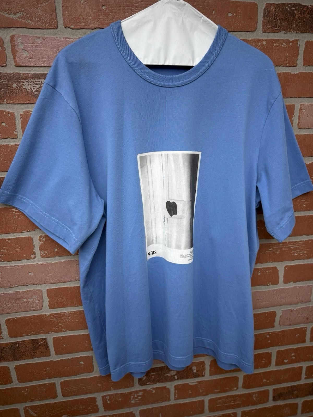Helmut Lang Helmut Lang Men's T-Shirt Blue Size XXL 100% Dry Clean Size US XL / EU 56 / 4 - 2 Thumbnail