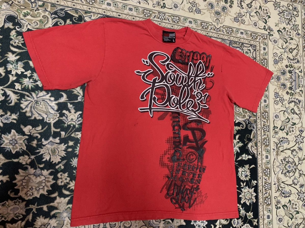 Southpole Y2K SOUTH POLE TSHIRT SPELL OUT HIPHOP STYLE Size US L / EU 52-54 / 3 - 3 Thumbnail