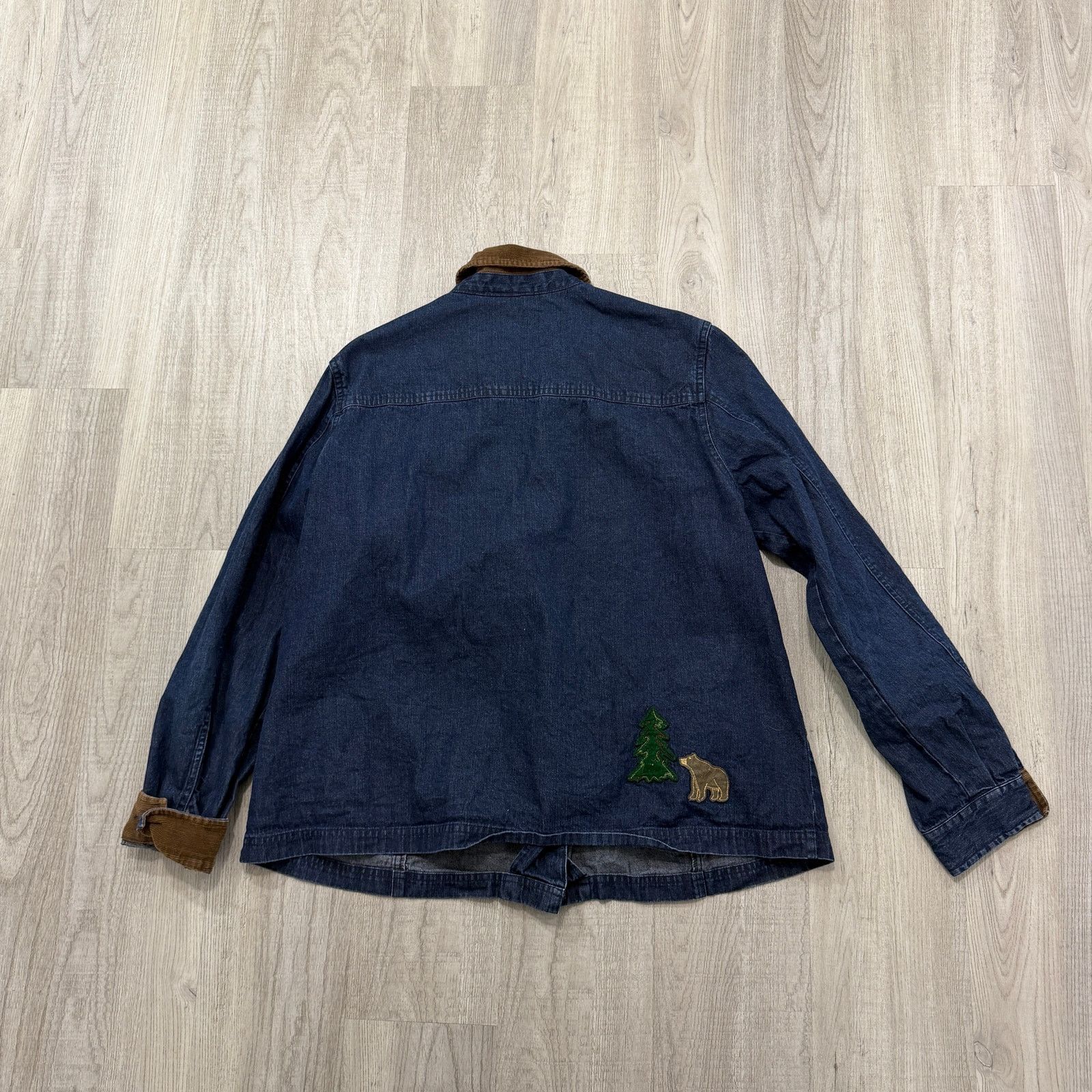 Vintage Vintage Breckenridge Denim Chore Coat XL Blue Utility Size XL / US 12-14 / IT 48-50 - 7 Thumbnail