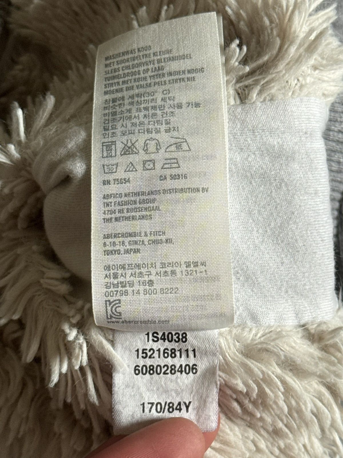 Abercrombie & Fitch Abercrombie & Fitch S/size lined sherpa hoodie fur LGB Y2K Size S / US 4 / IT 40 - 10 Thumbnail