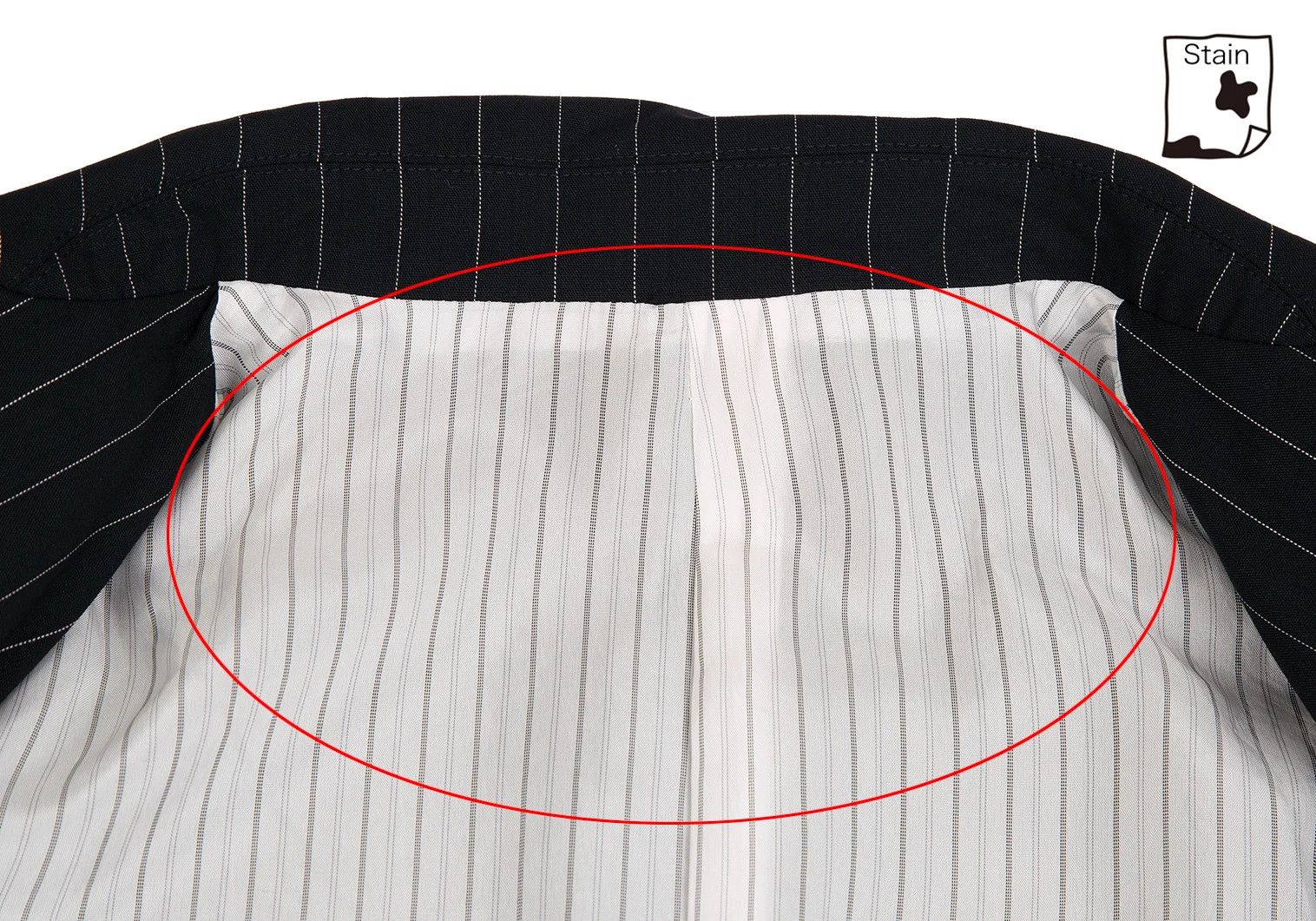 Jean Paul Gaultier Wool Stripe Jacket in Black, Size 48 Size US M / EU 48-50 / 2 - 12 Thumbnail